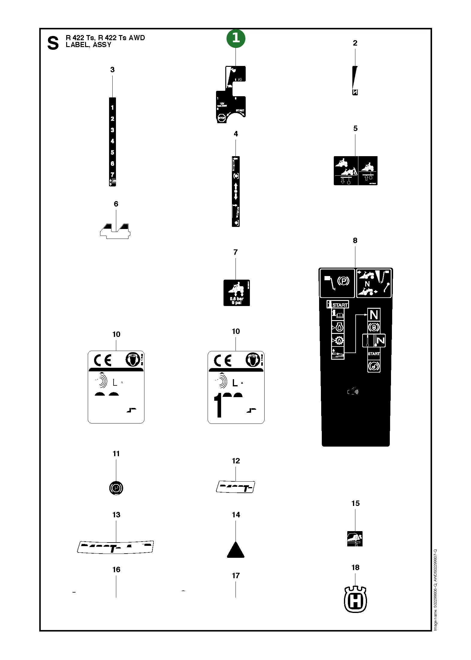Position im Ersatzteilkatalog