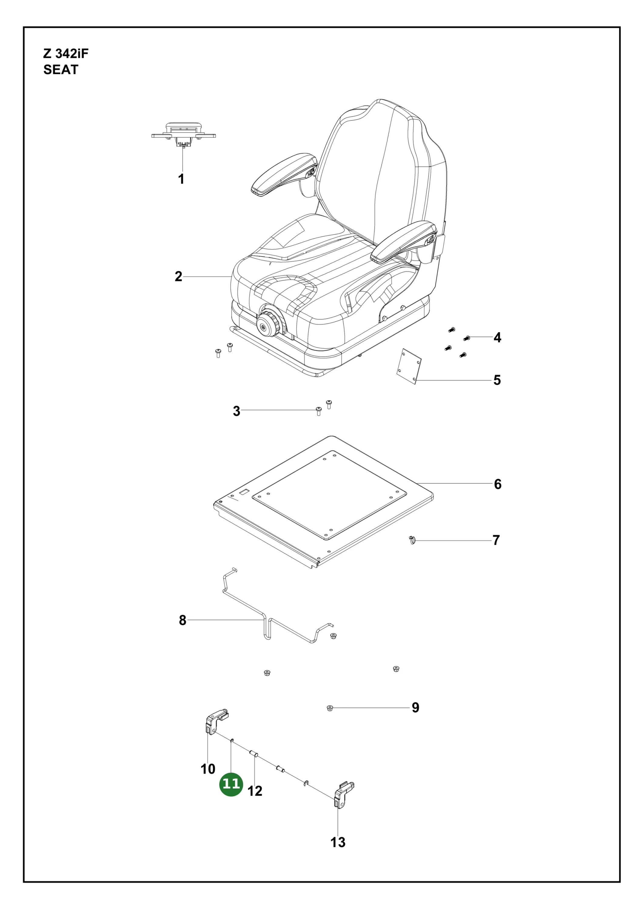 Position im Ersatzteilkatalog