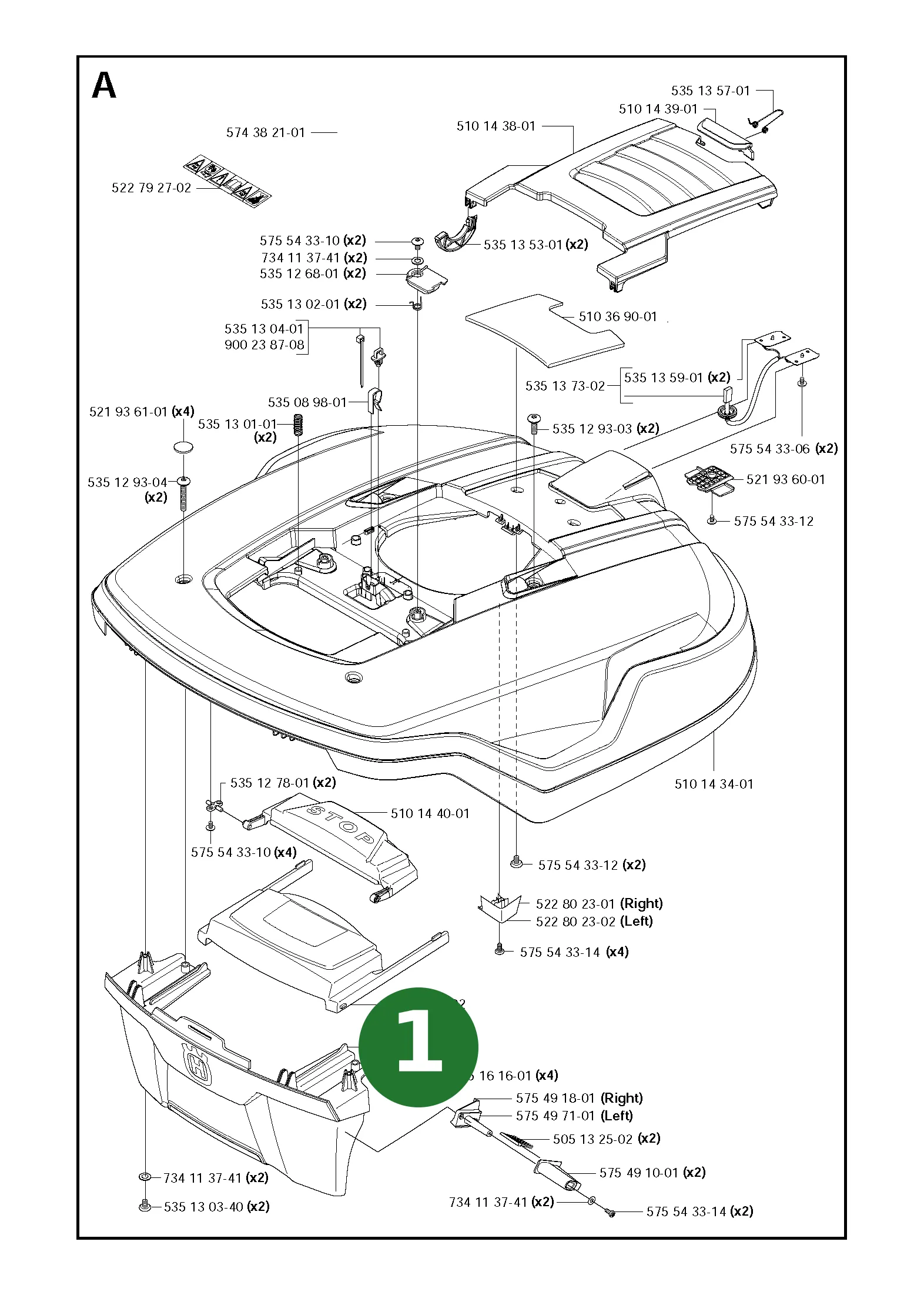Position im Ersatzteilkatalog