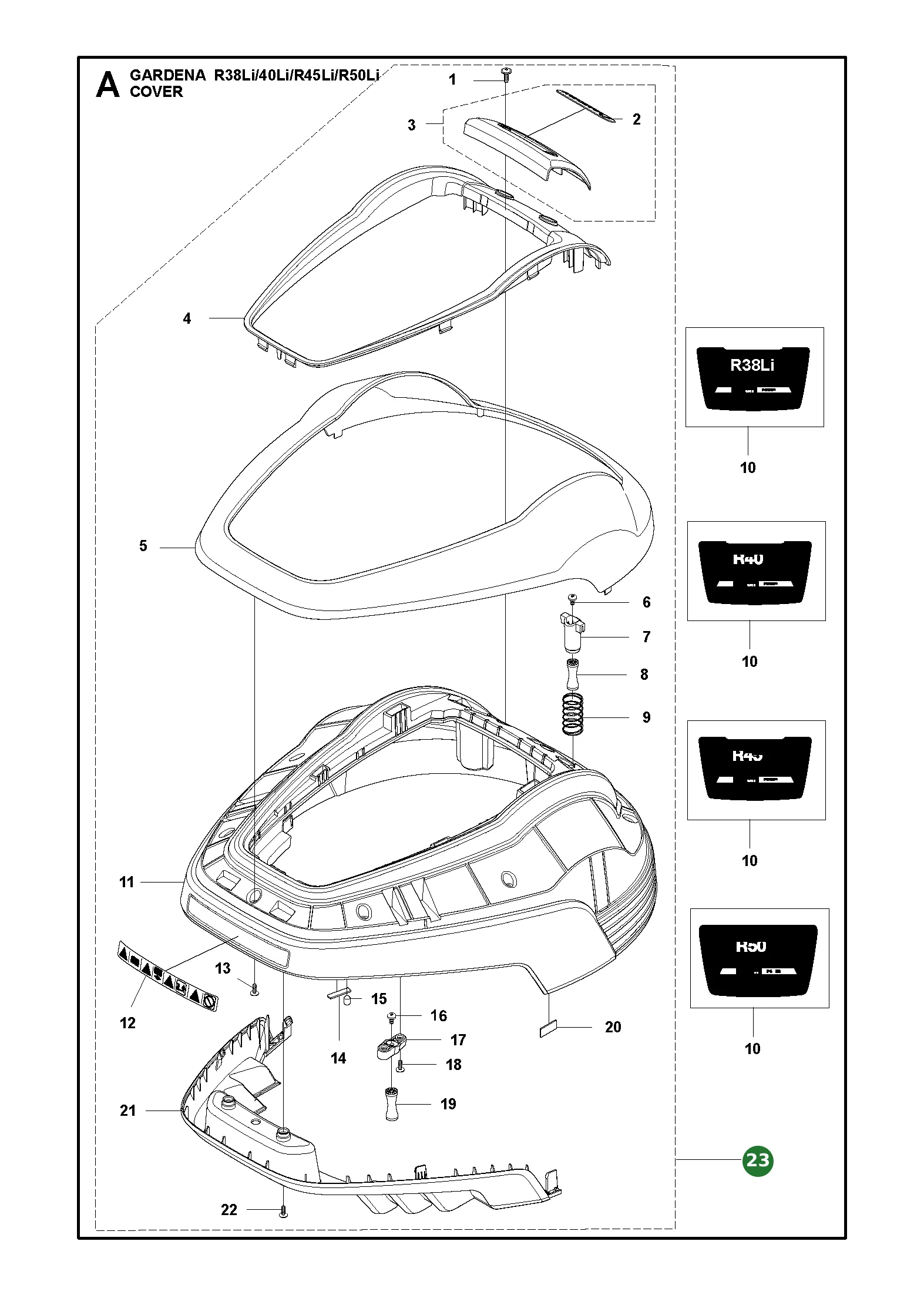 Position im Ersatzteilkatalog