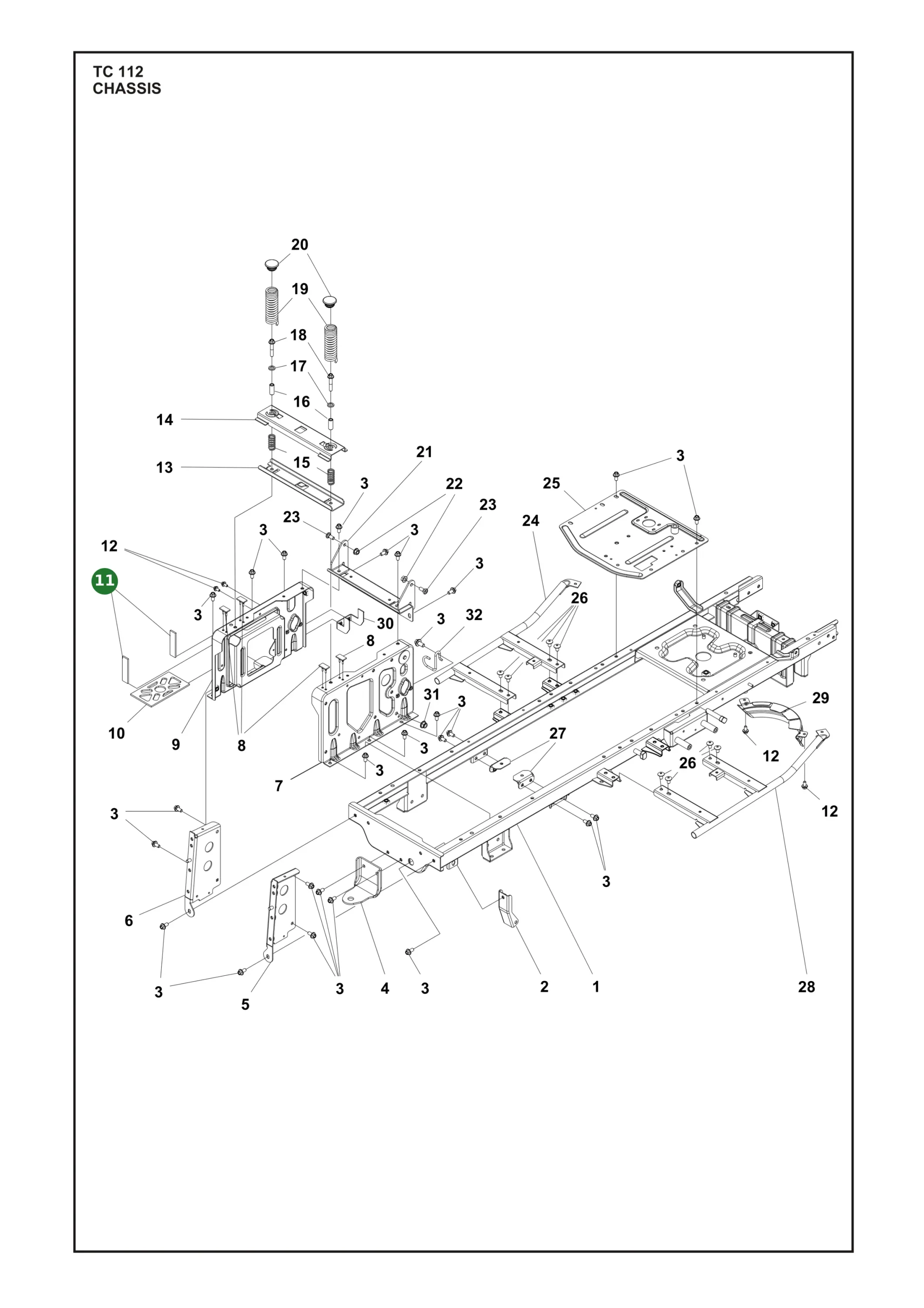 Position im Ersatzteilkatalog