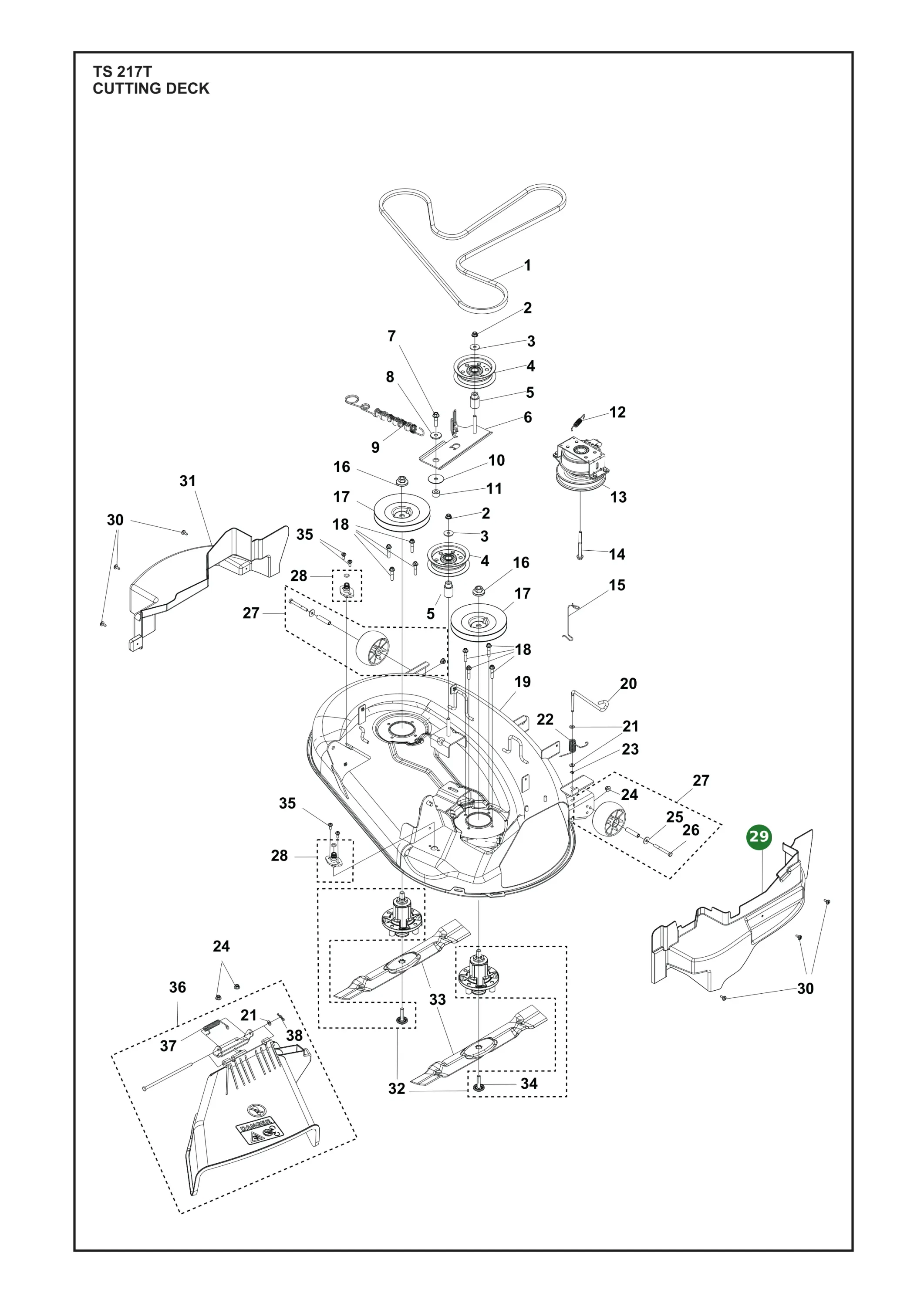 Position im Ersatzteilkatalog