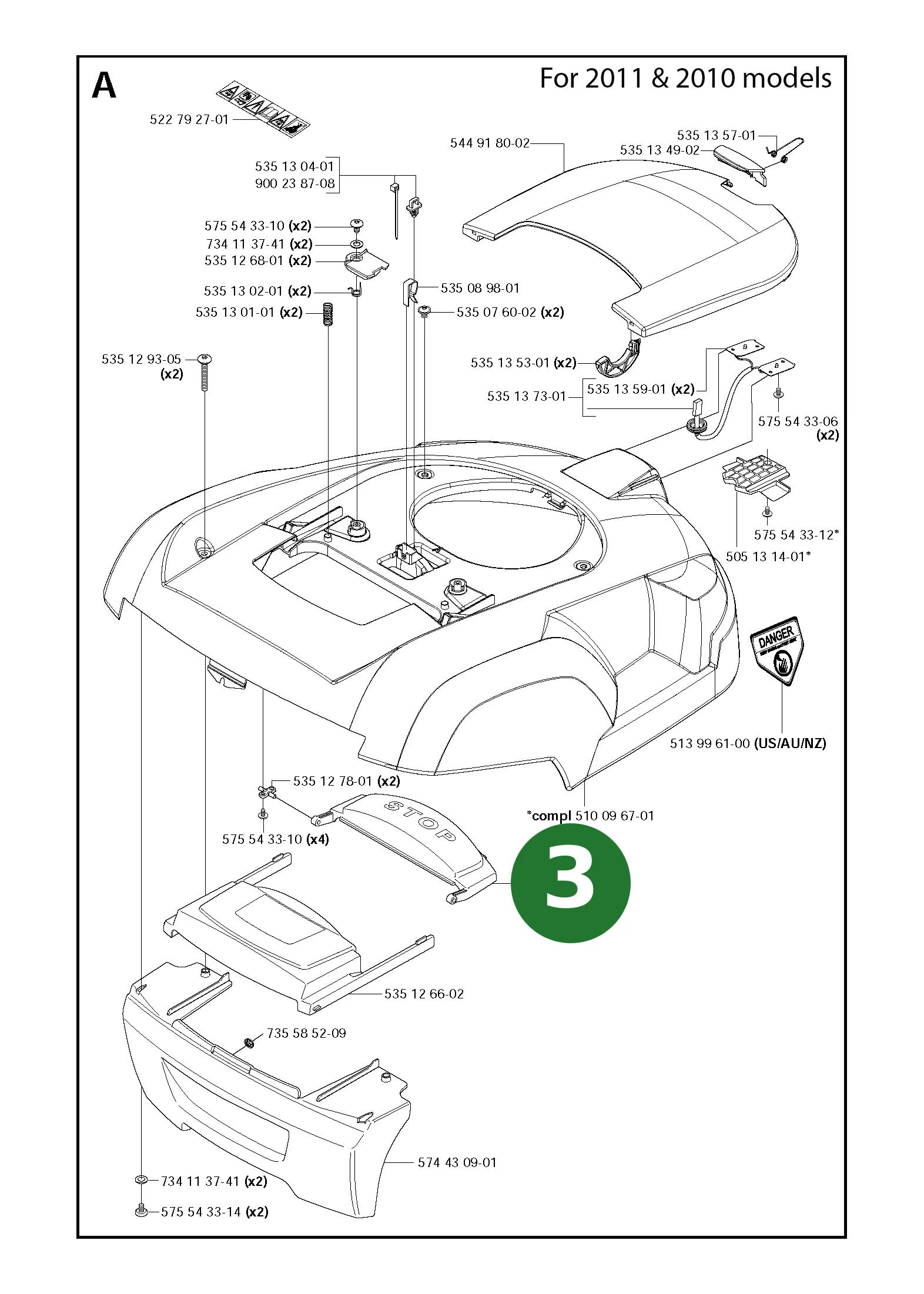 Position im Ersatzteilkatalog