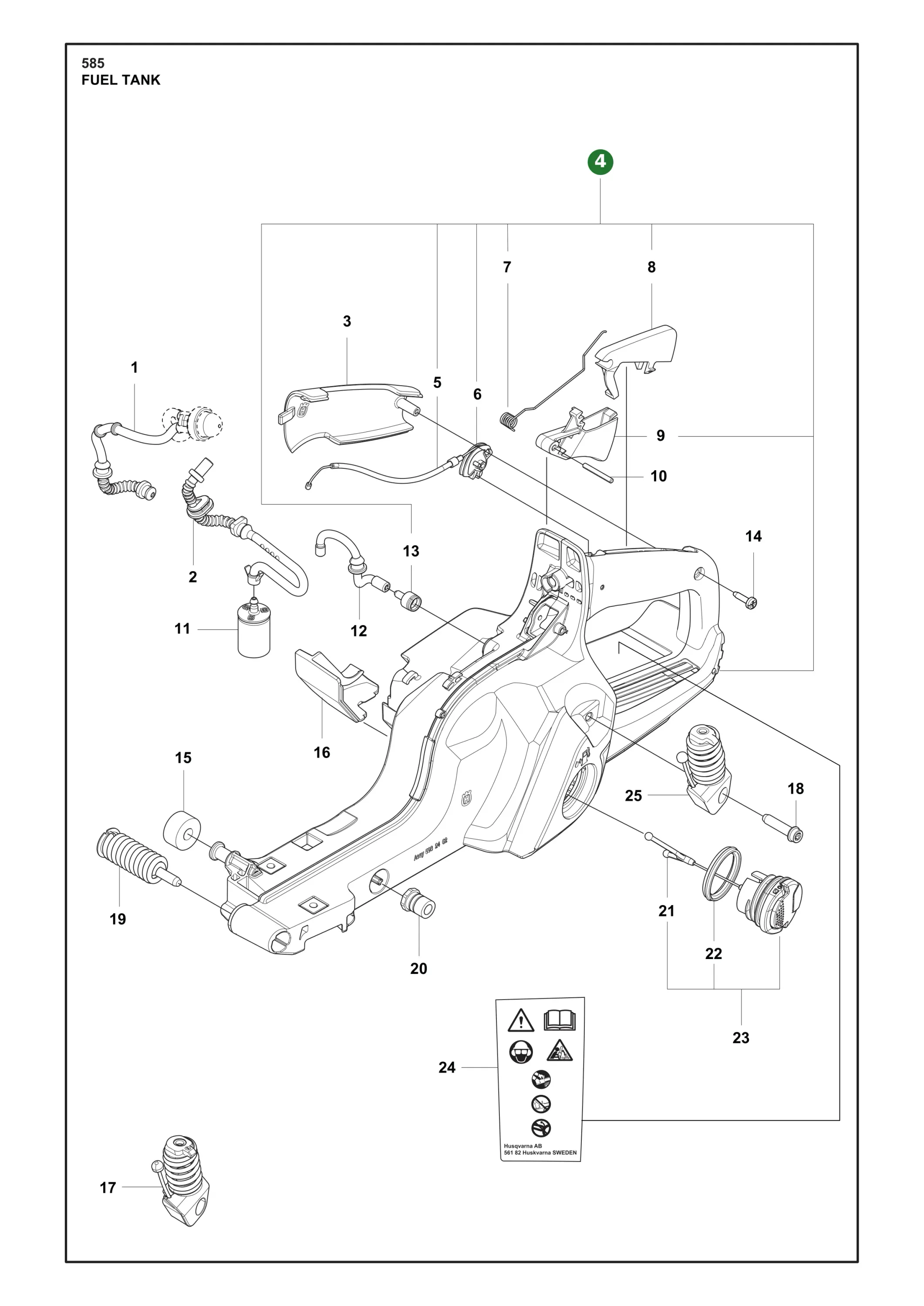Position im Ersatzteilkatalog