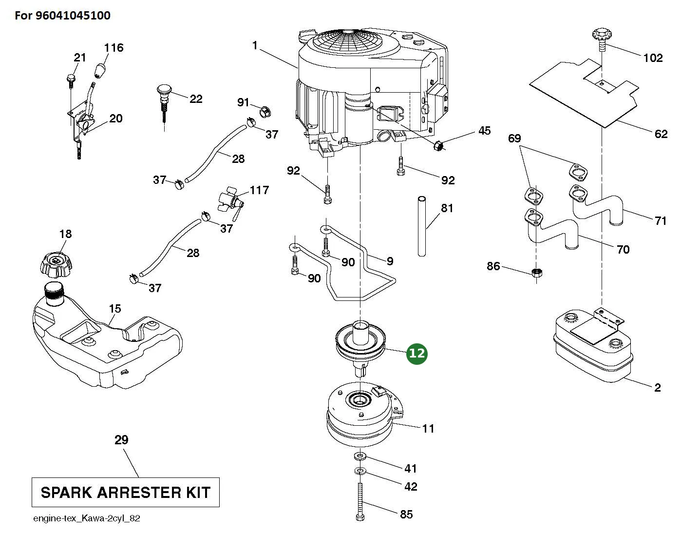 Position im Ersatzteilkatalog