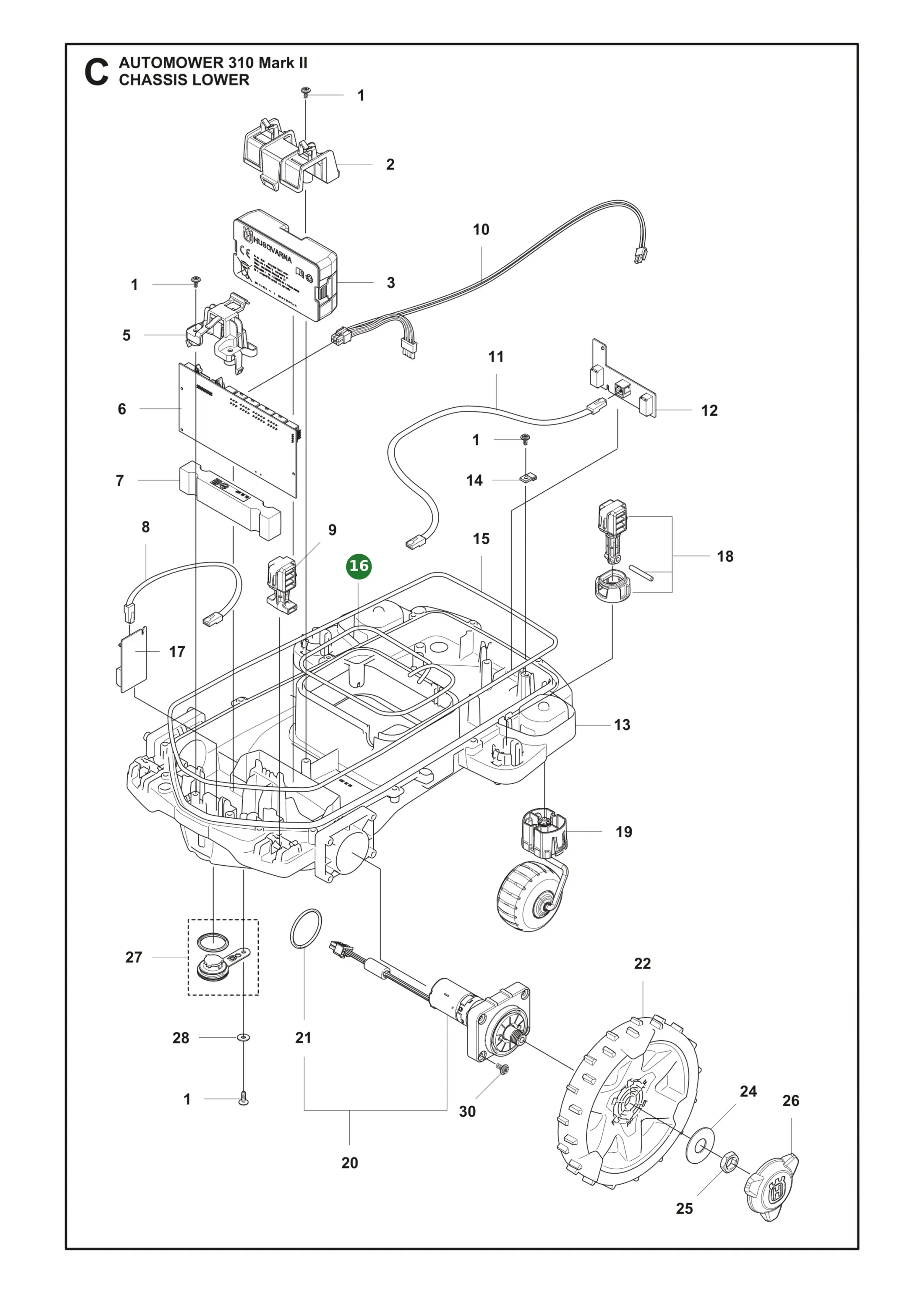 Position im Ersatzteilkatalog