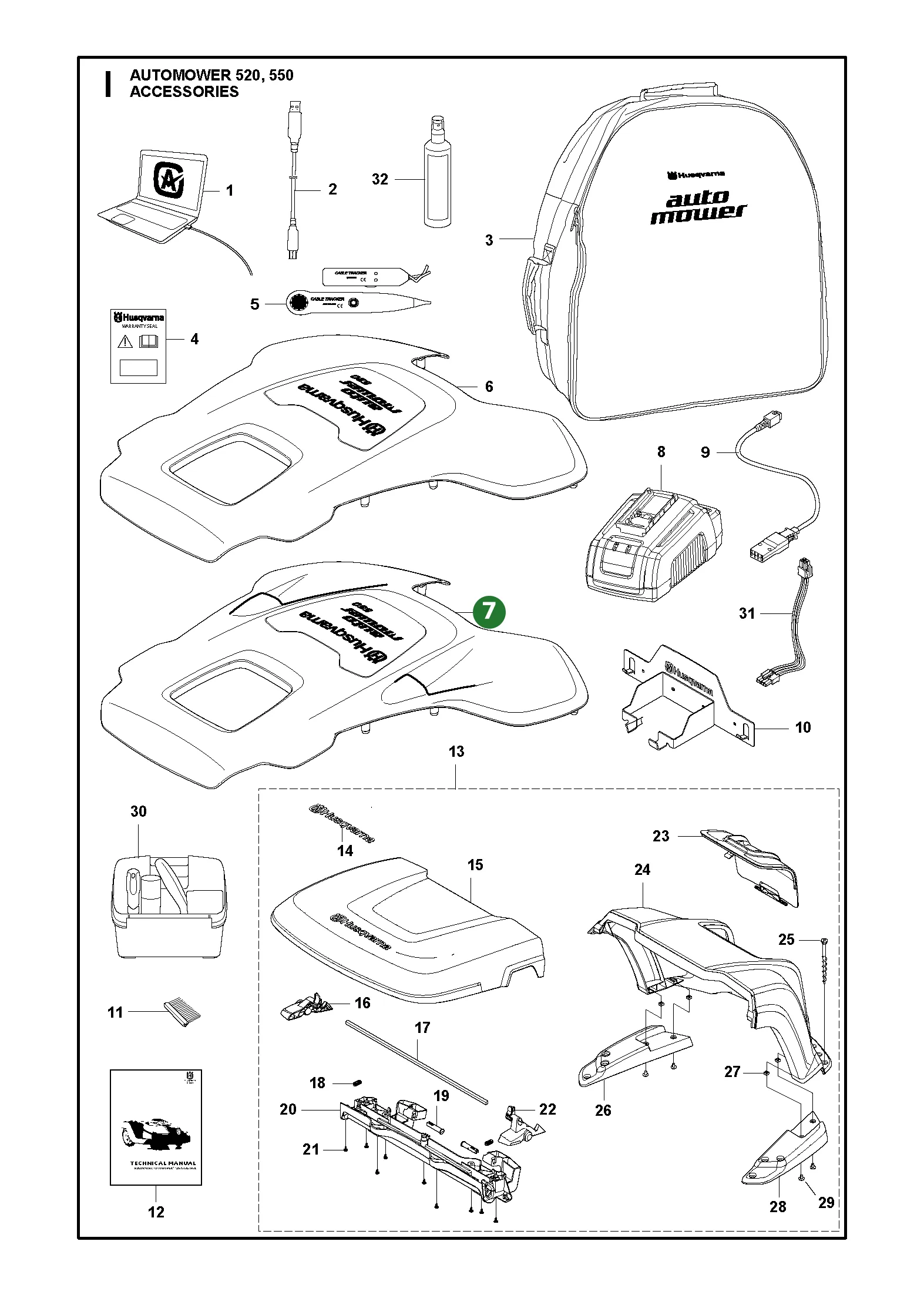 Position im Ersatzteilkatalog