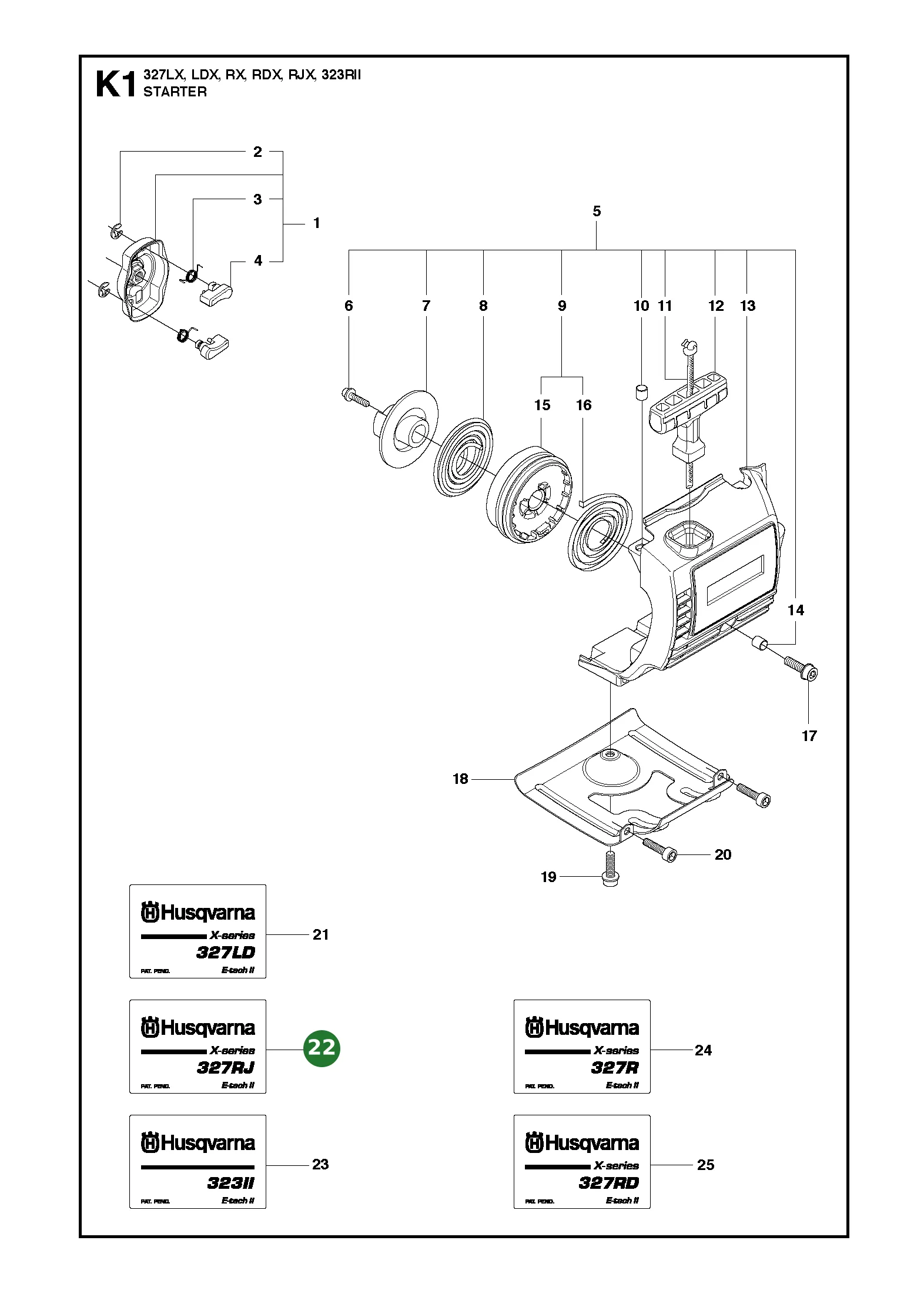Position im Ersatzteilkatalog