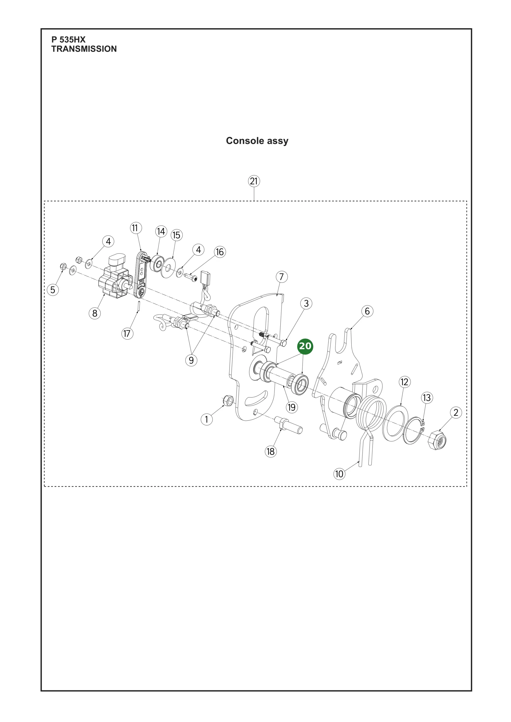 Position im Ersatzteilkatalog