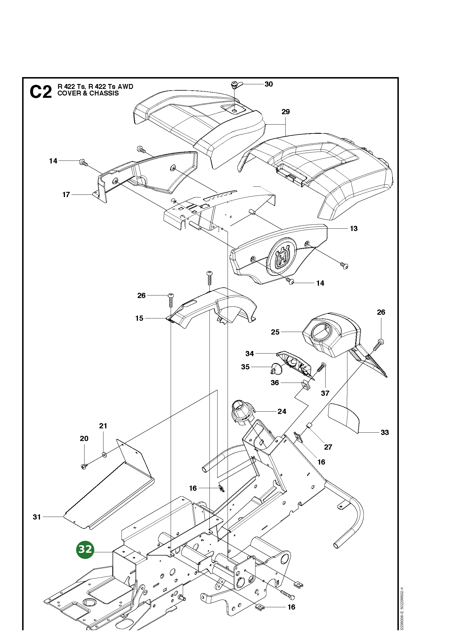 Position im Ersatzteilkatalog