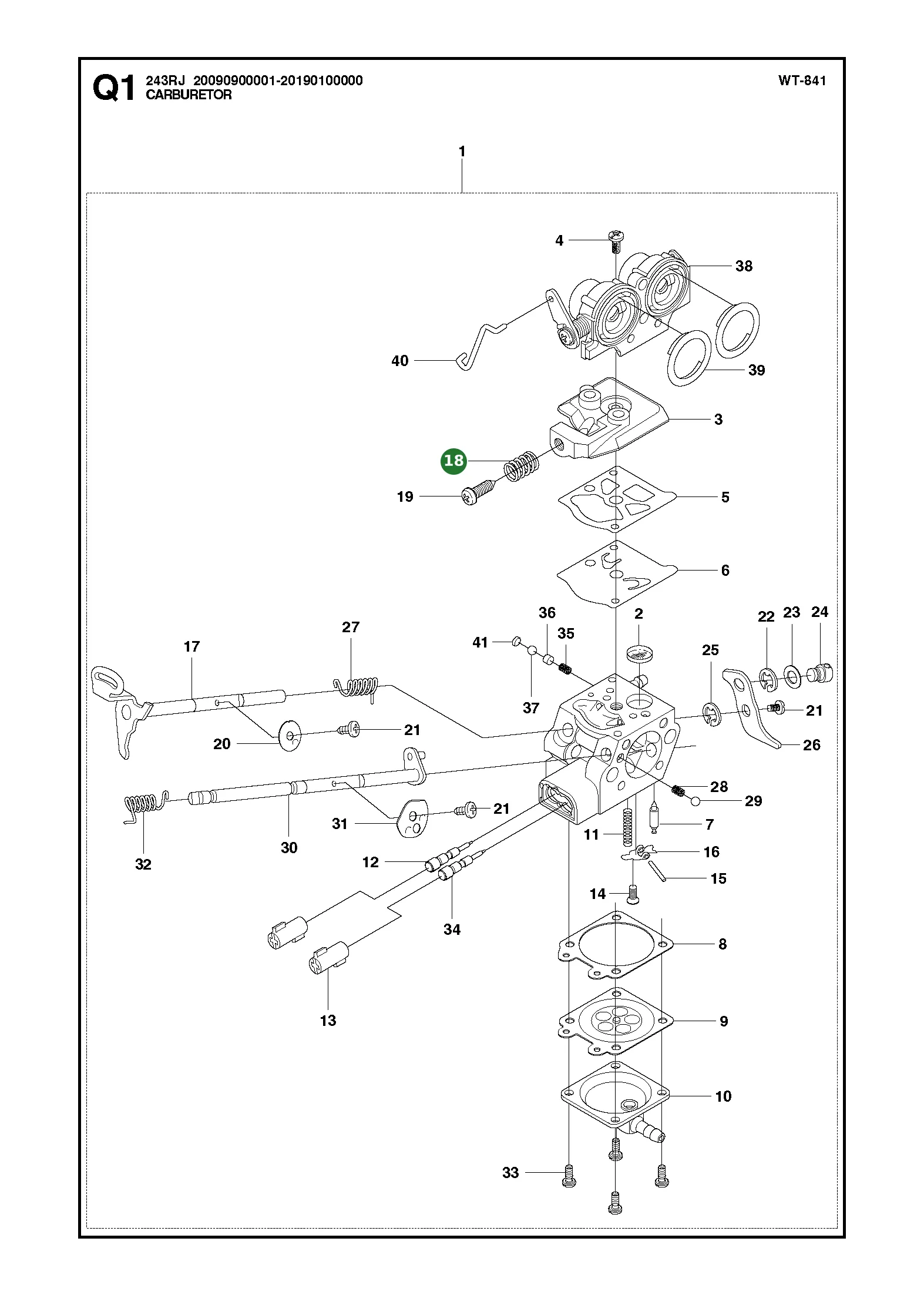 Position im Ersatzteilkatalog