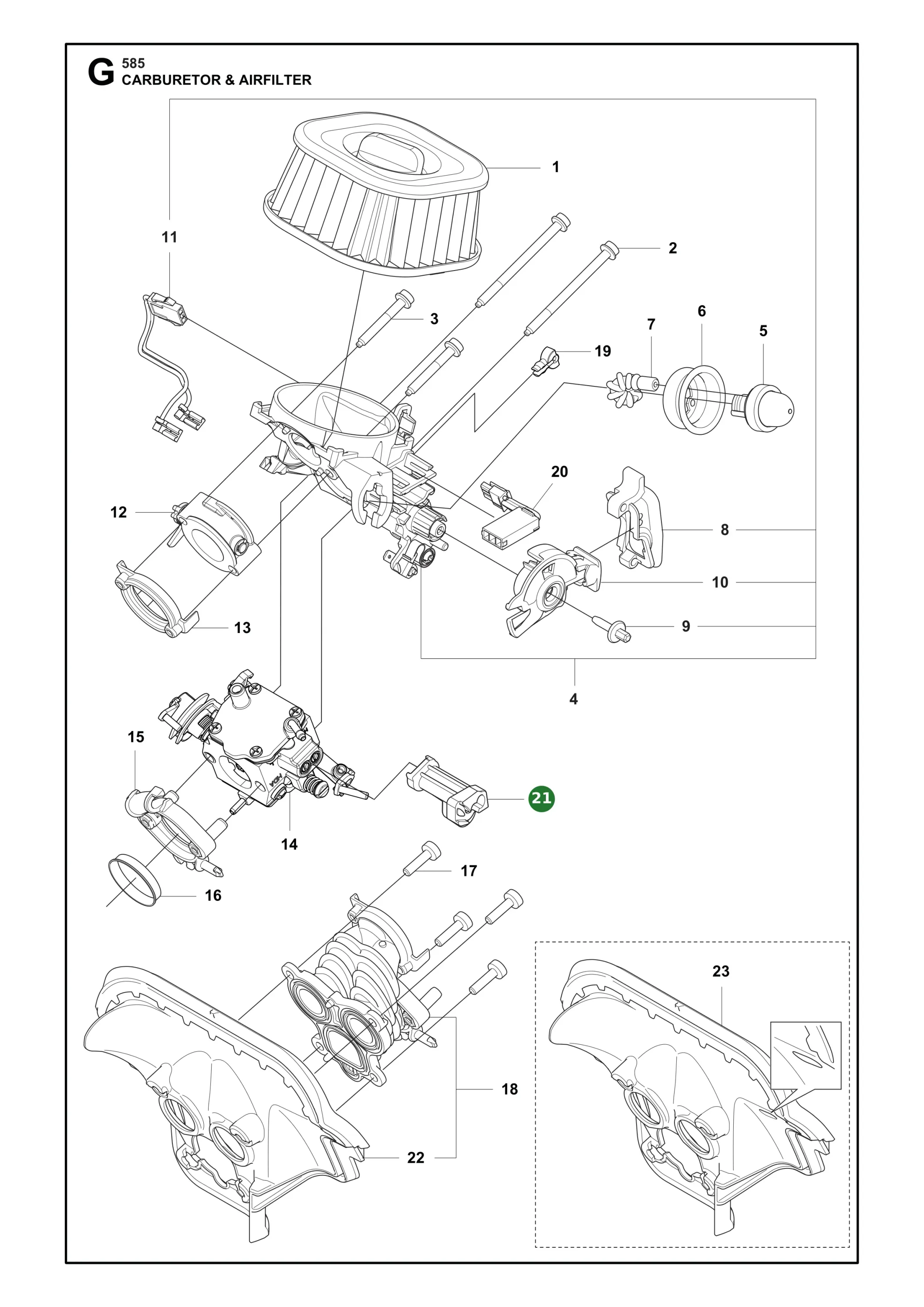 Position im Ersatzteilkatalog