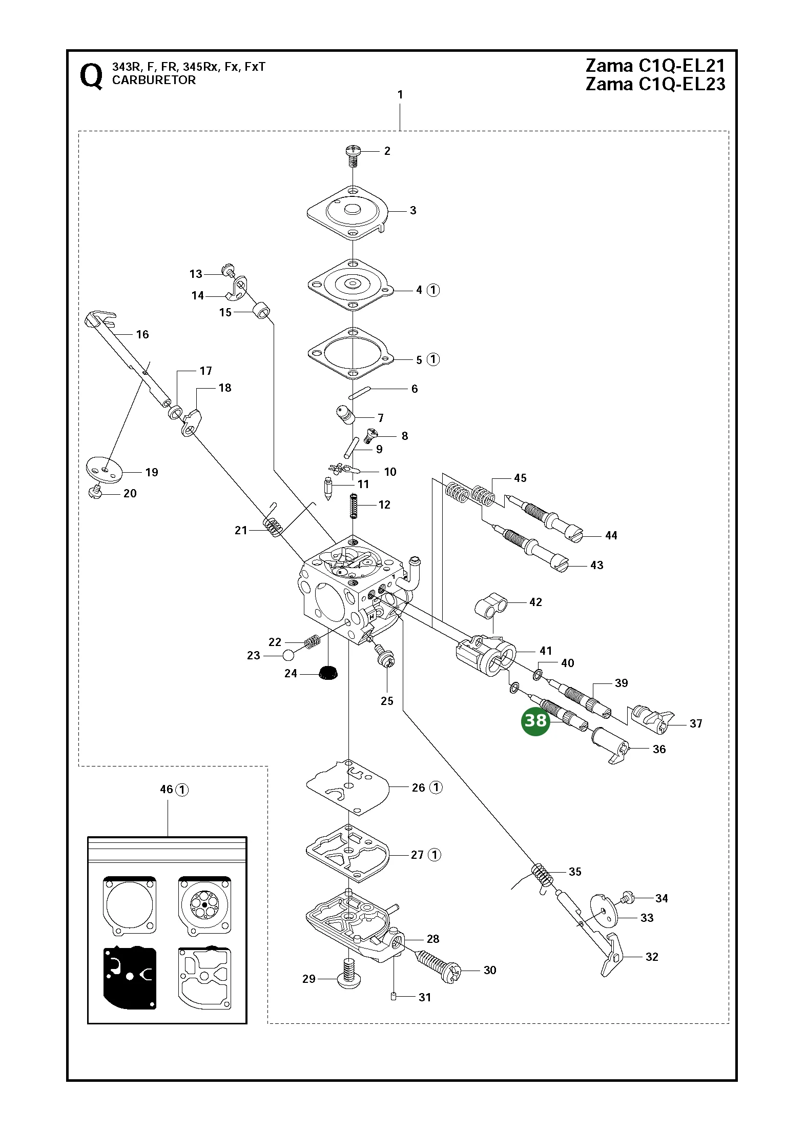 Position im Ersatzteilkatalog