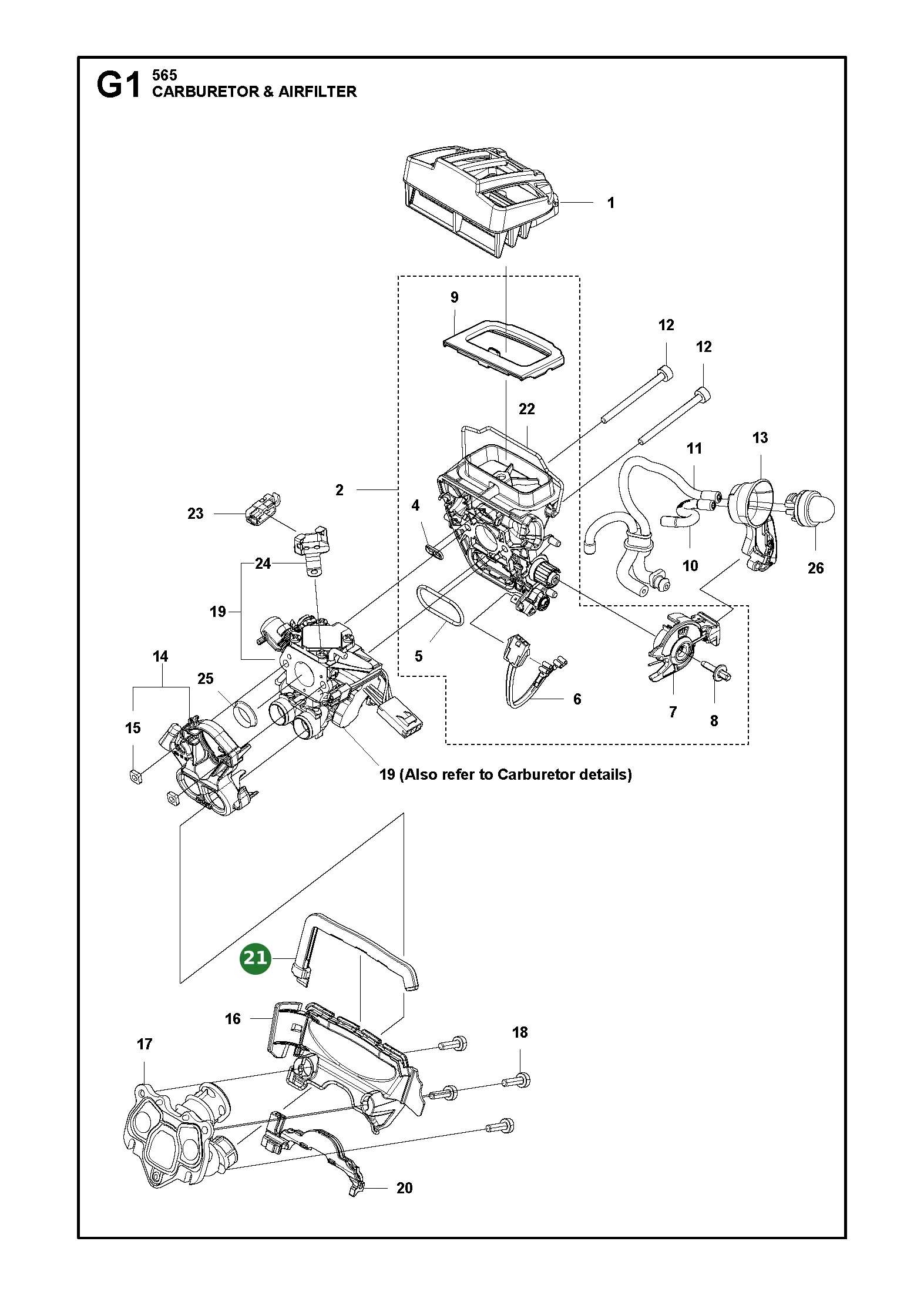 Position im Ersatzteilkatalog