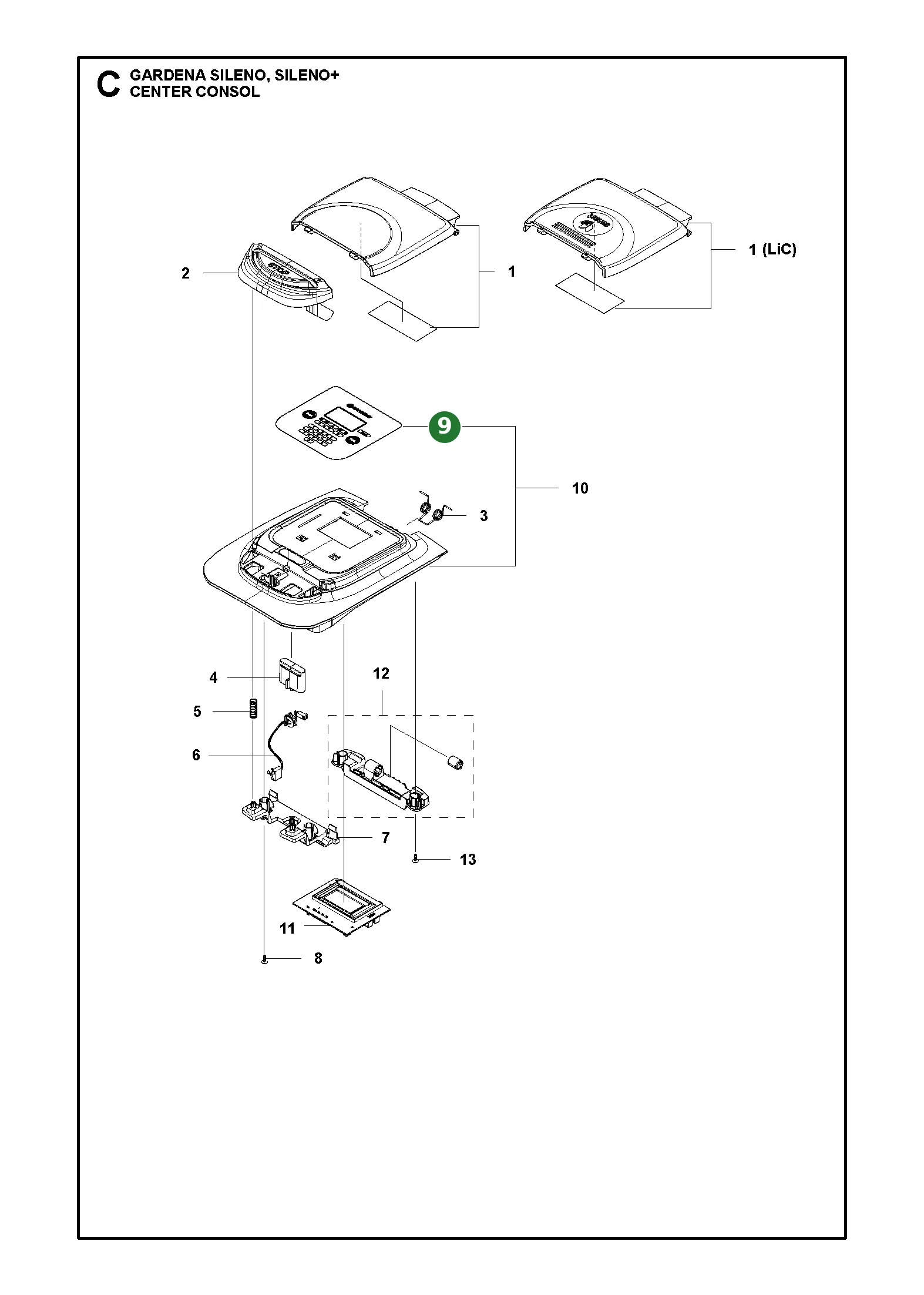 Position im Ersatzteilkatalog