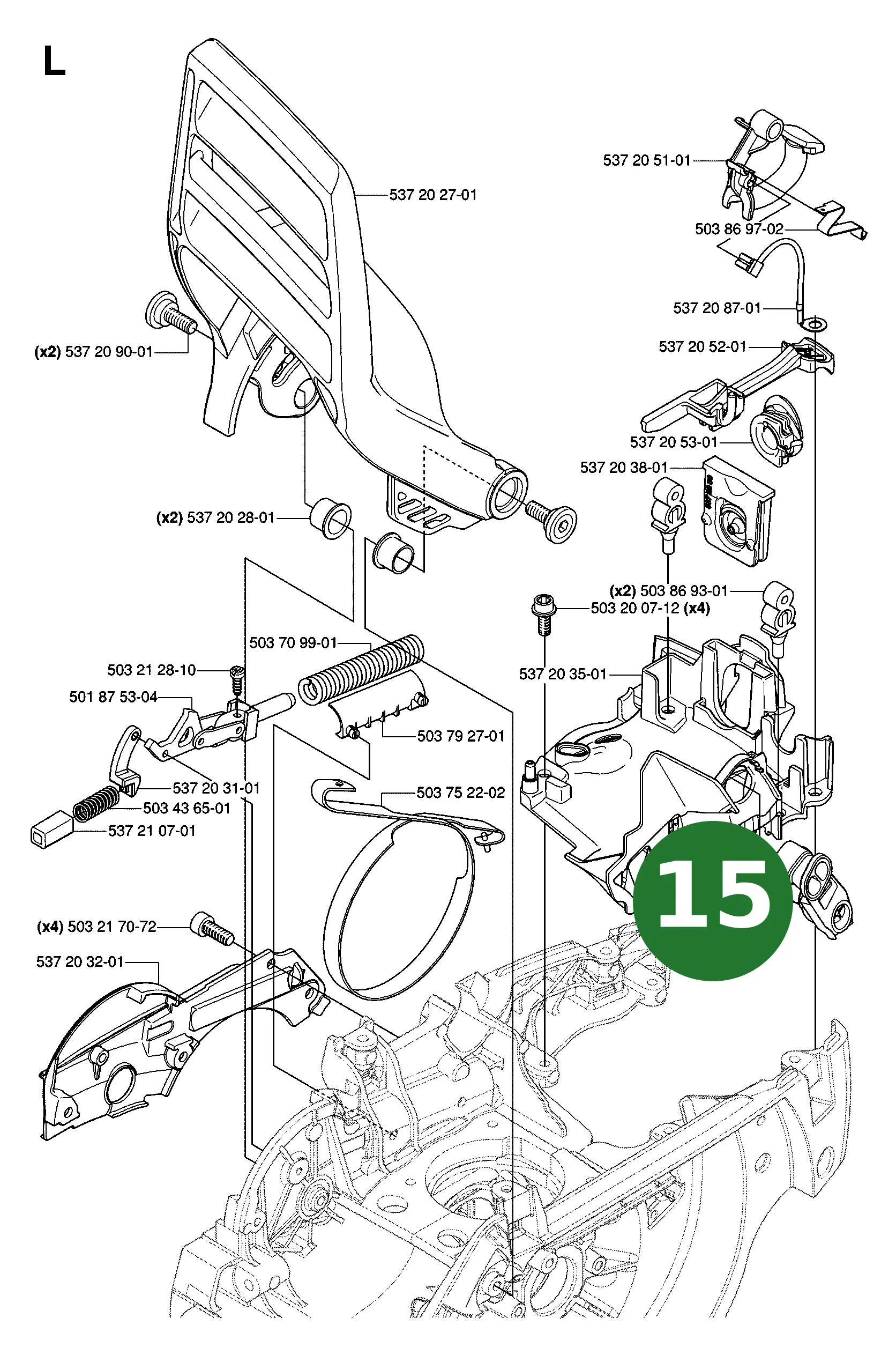 F&uuml;hrungsh&uuml;lse f&uuml;r Husqvarna...