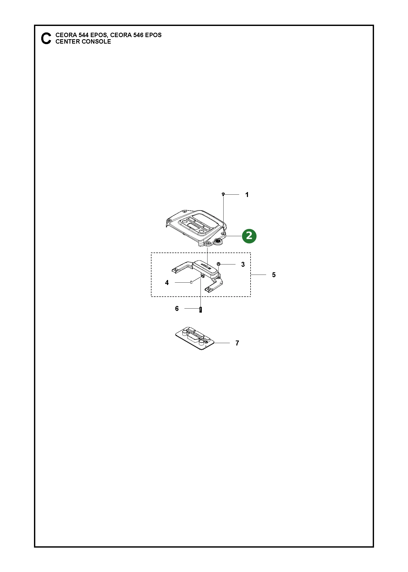Position im Ersatzteilkatalog