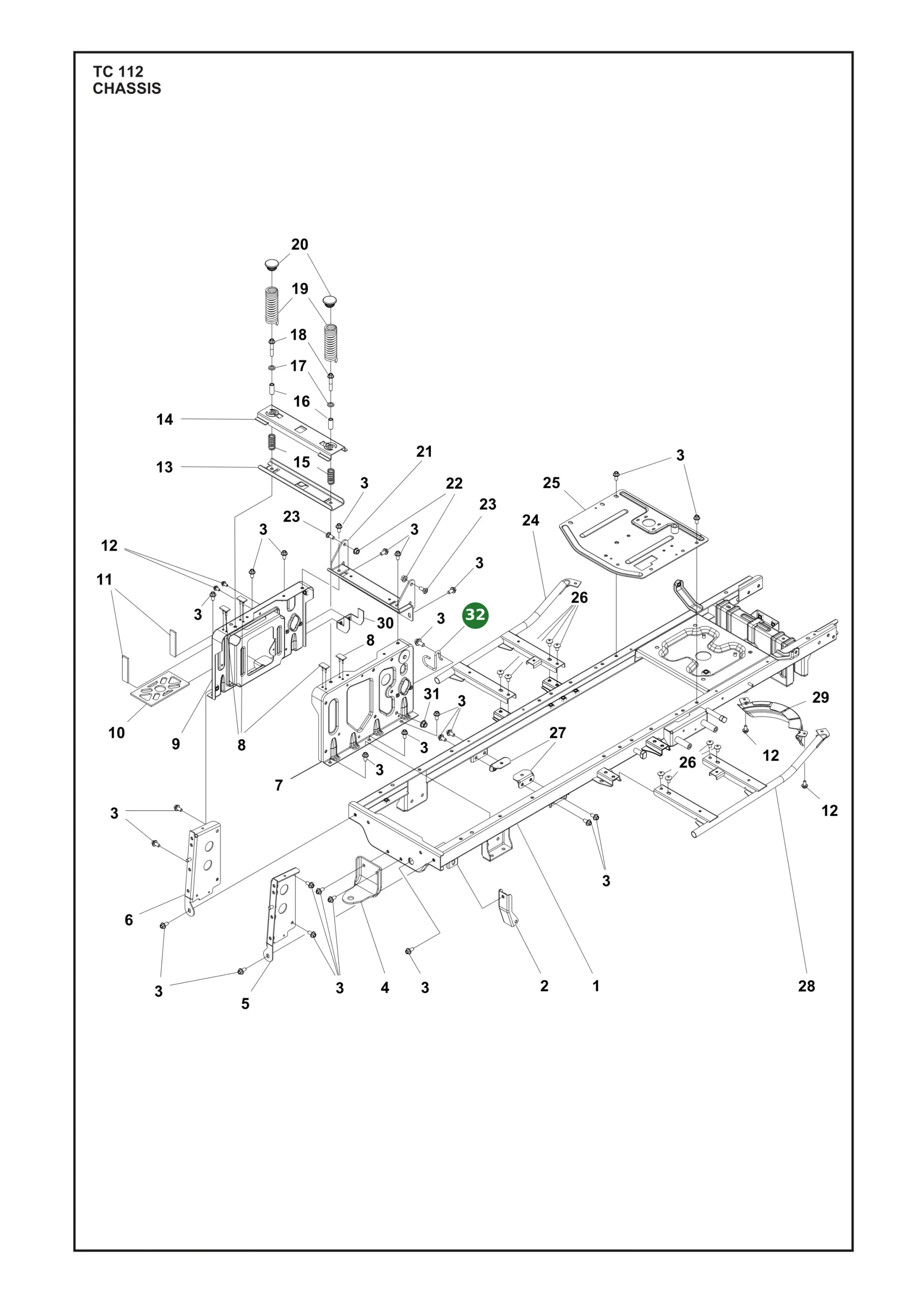 Position im Ersatzteilkatalog