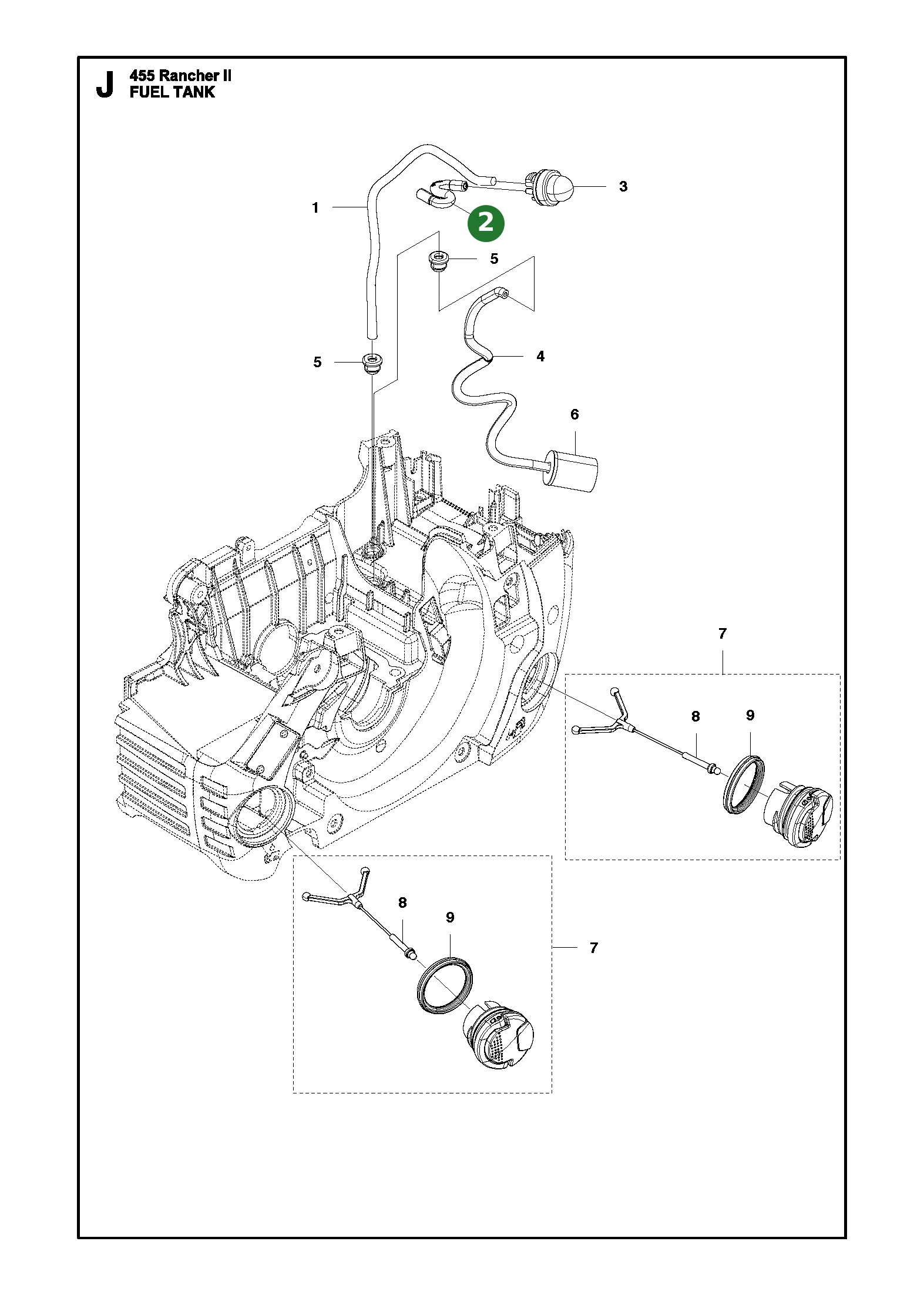 Kraftstoffschlauch f&uuml;r Husqvarna Motors&auml;gen