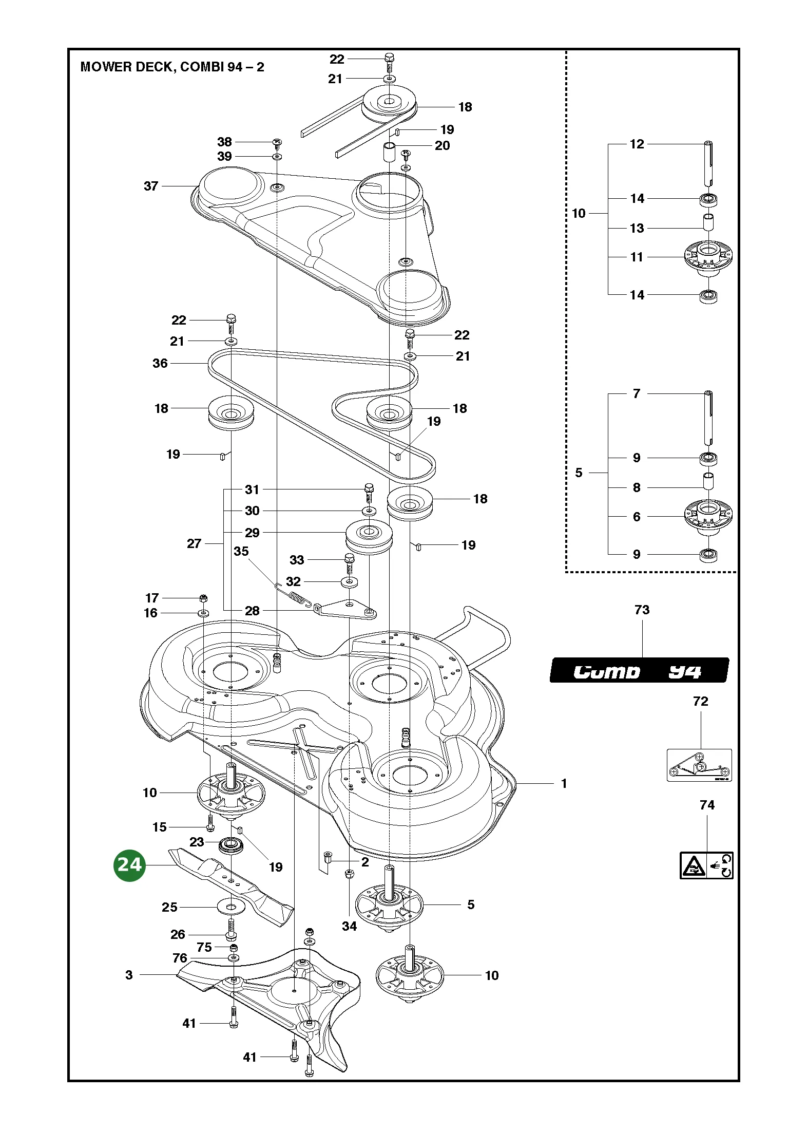 Position im Ersatzteilkatalog