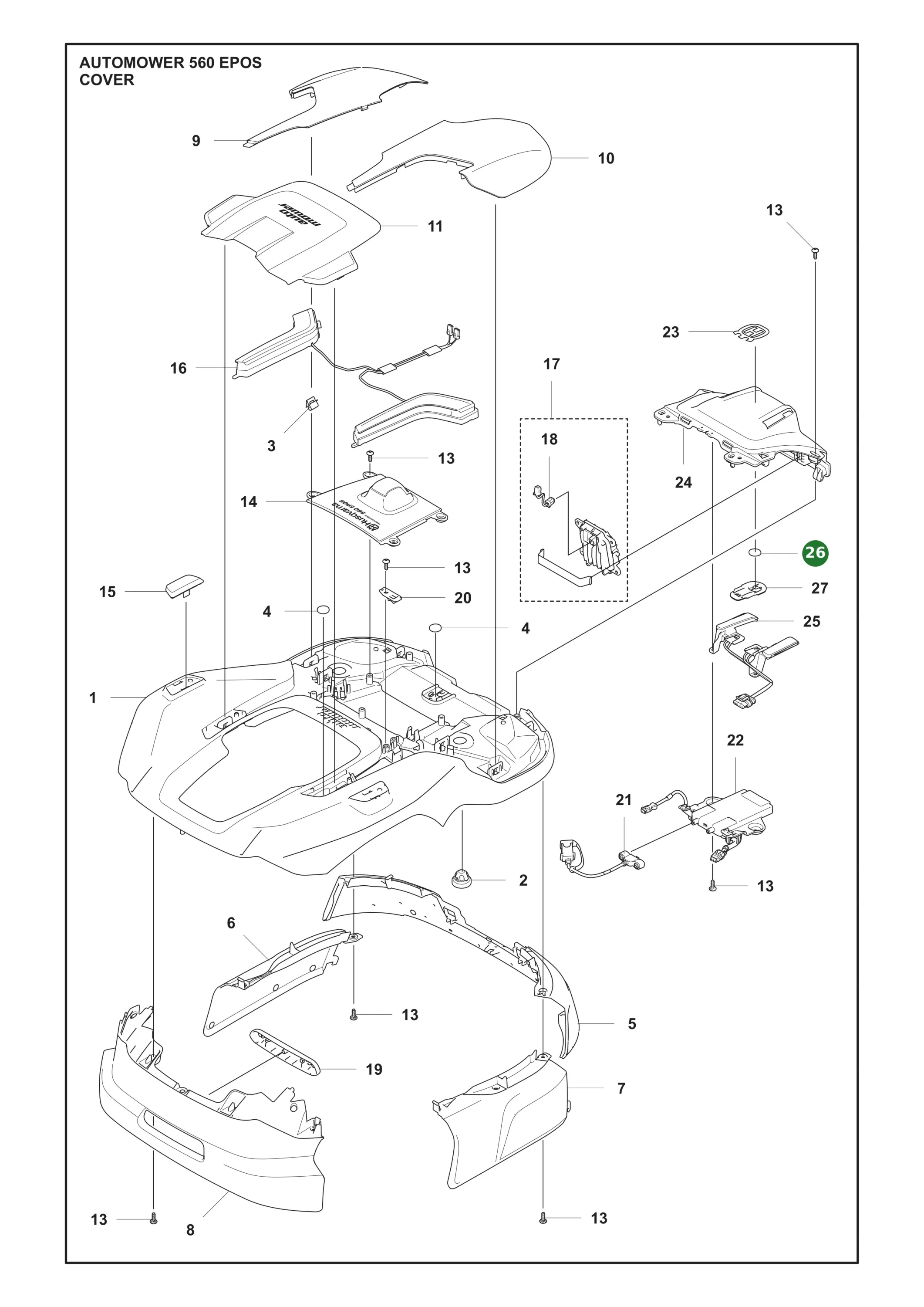 Position im Ersatzteilkatalog