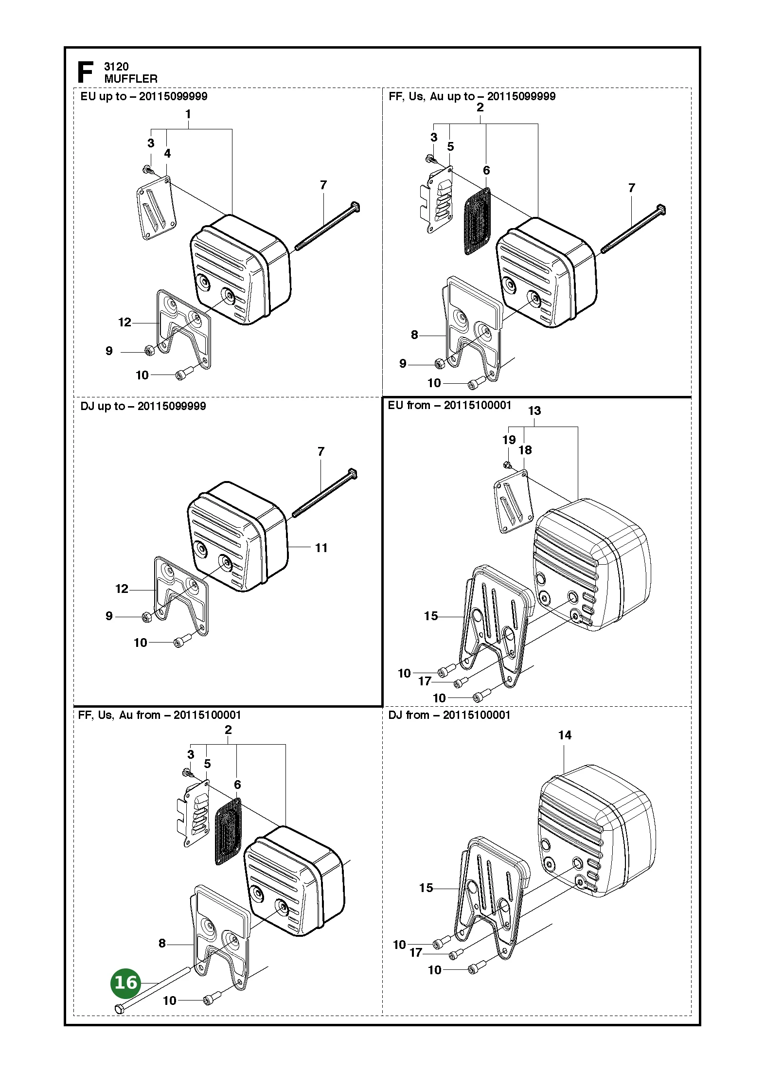 Position im Ersatzteilkatalog