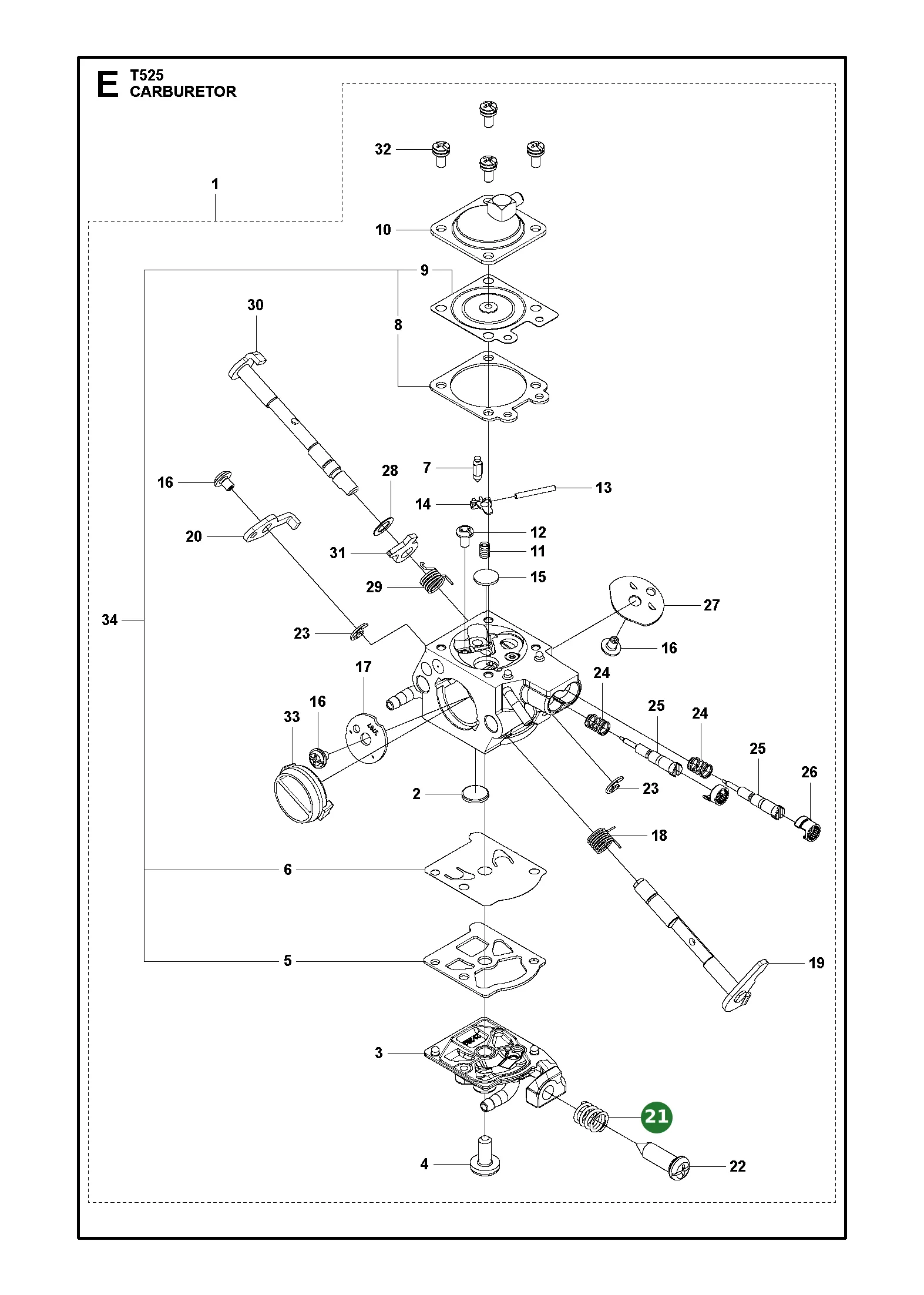 Position im Ersatzteilkatalog