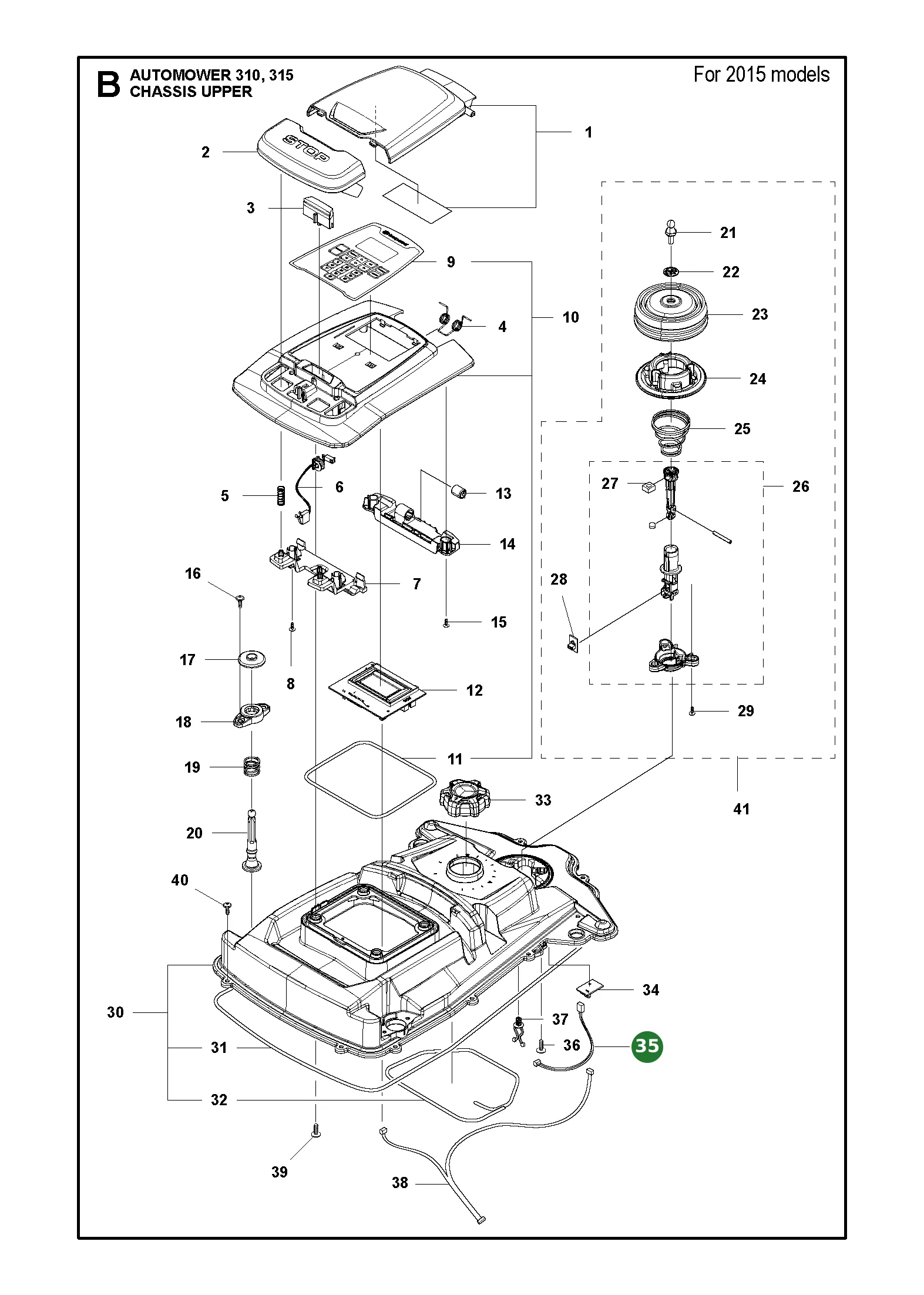 Position im Ersatzteilkatalog