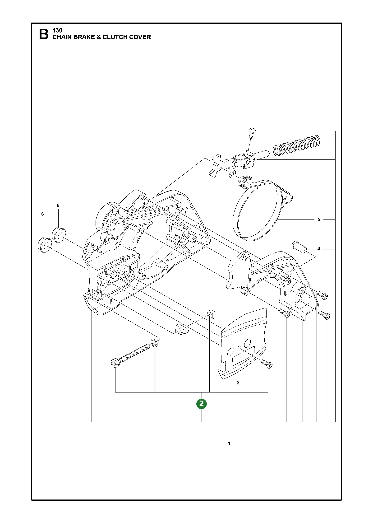 Service Kit f&uuml;r Husqvarna Motors&auml;gen 130