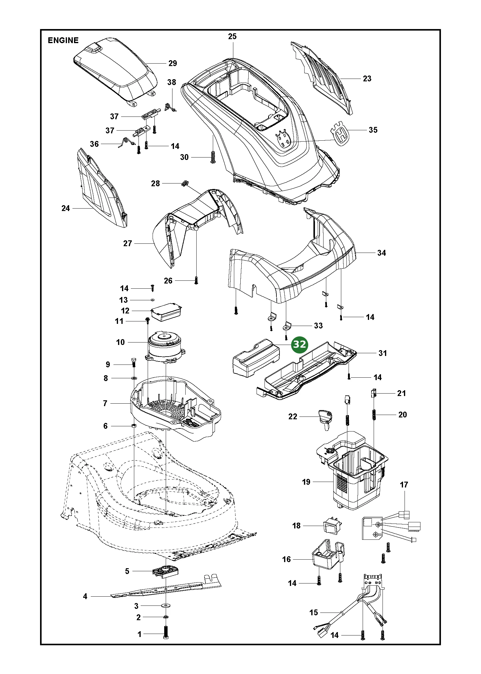 Position im Ersatzteilkatalog