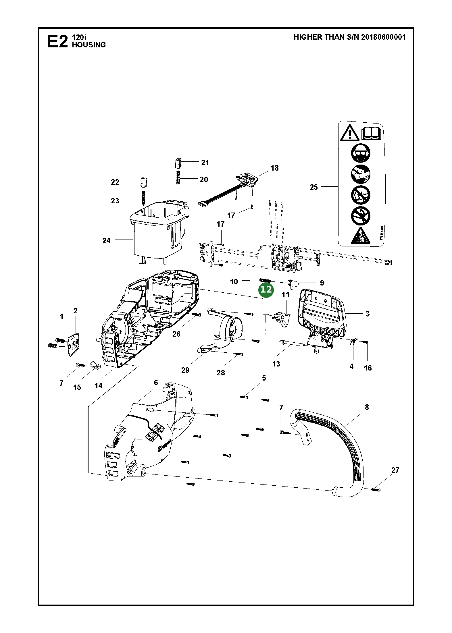 Position im Ersatzteilkatalog