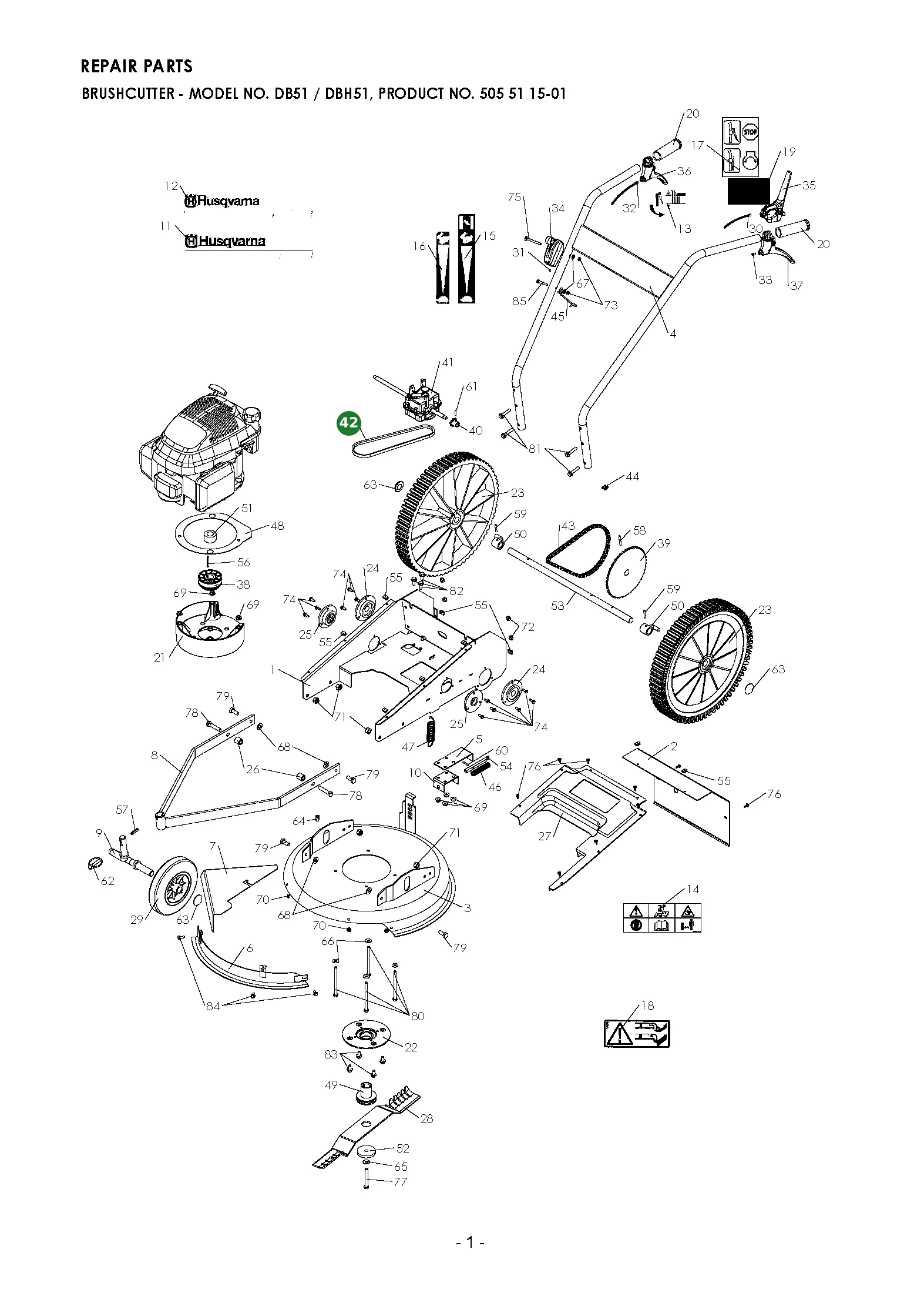Position im Ersatzteilkatalog