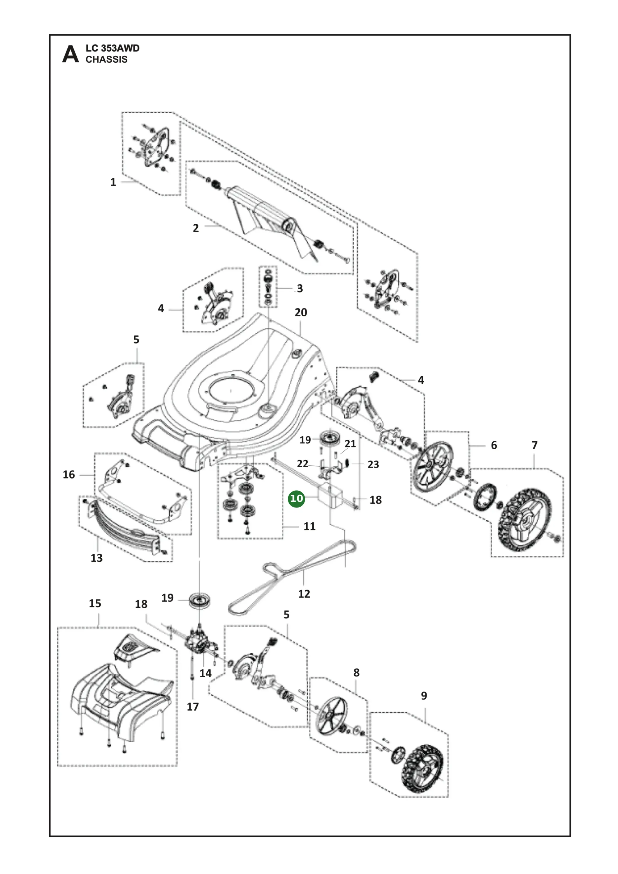 Position im Ersatzteilkatalog
