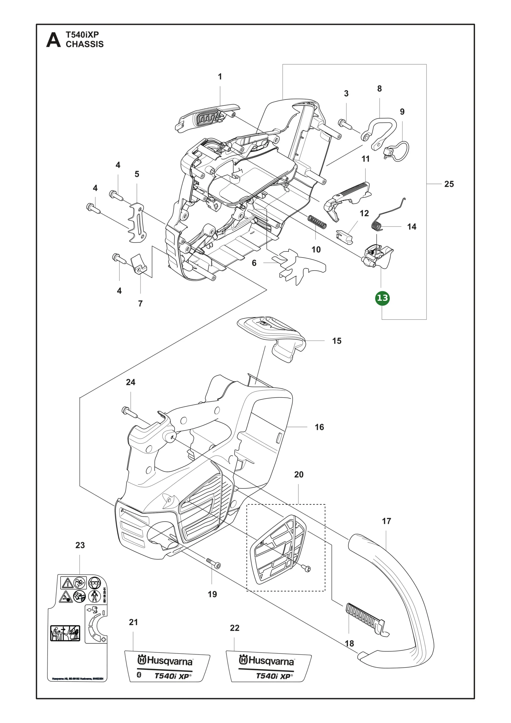 Position im Ersatzteilkatalog