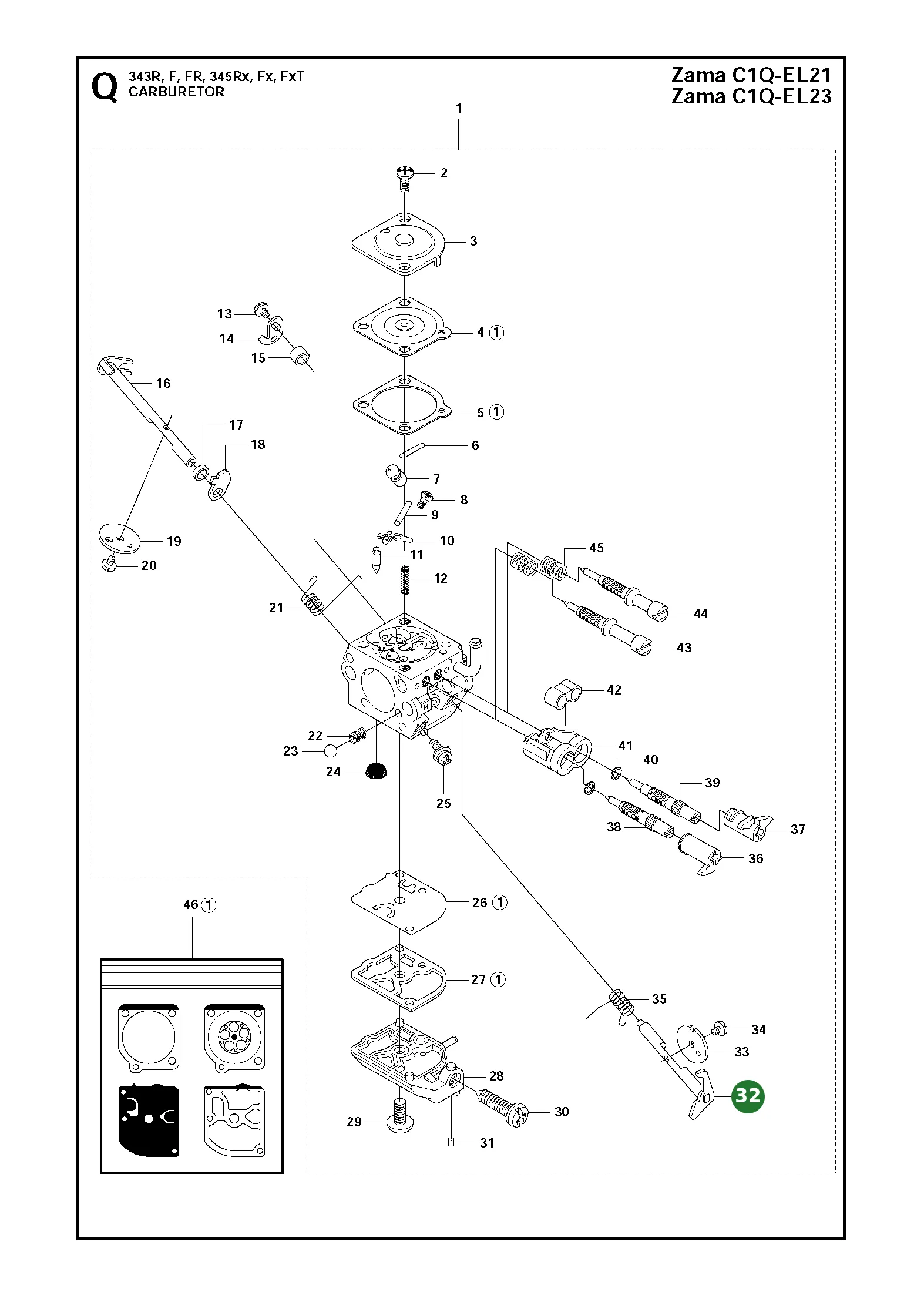 Position im Ersatzteilkatalog
