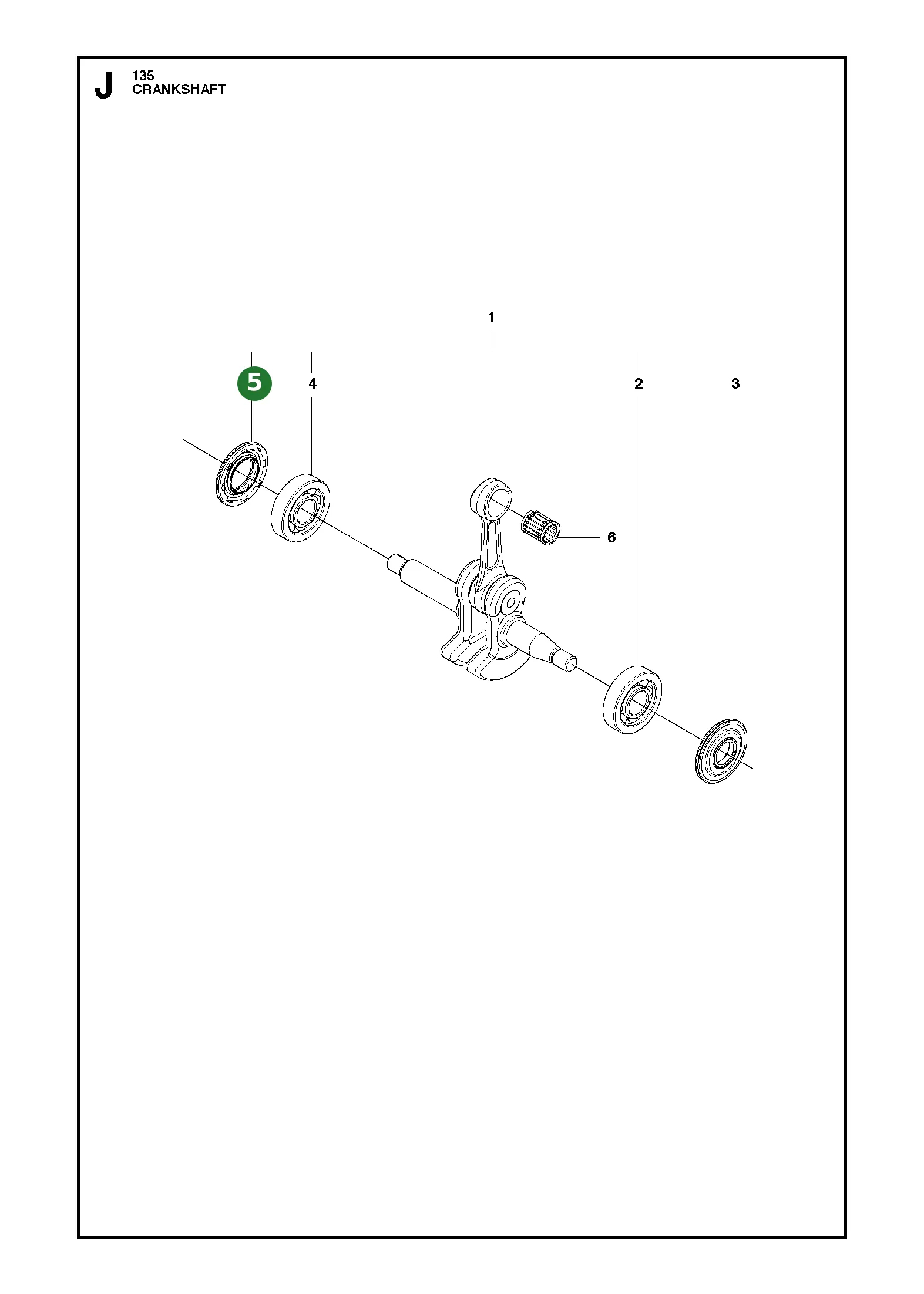 Dichtung f&uuml;r Husqvarna Motors&auml;gen 135, 140,...