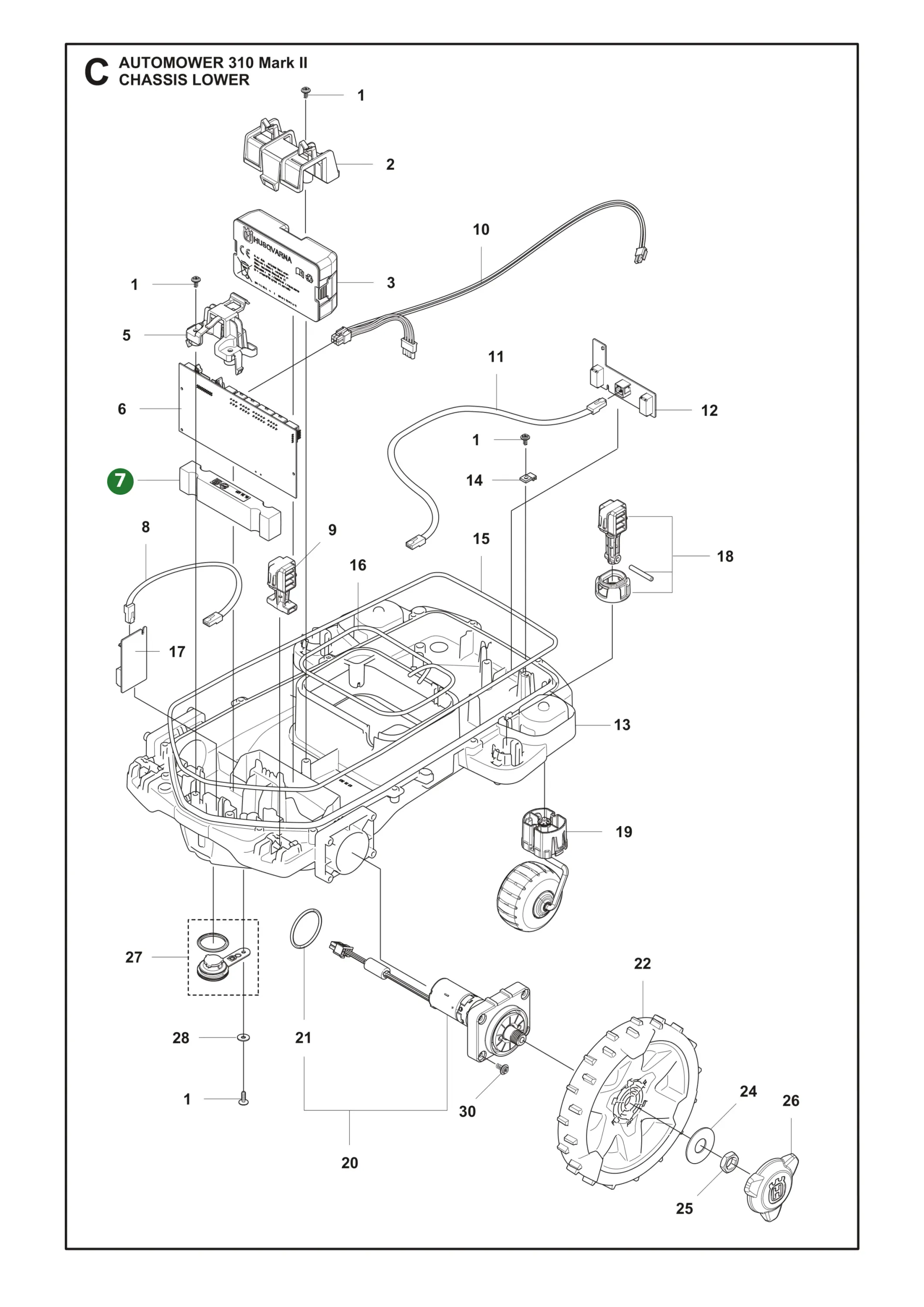 Position im Ersatzteilkatalog