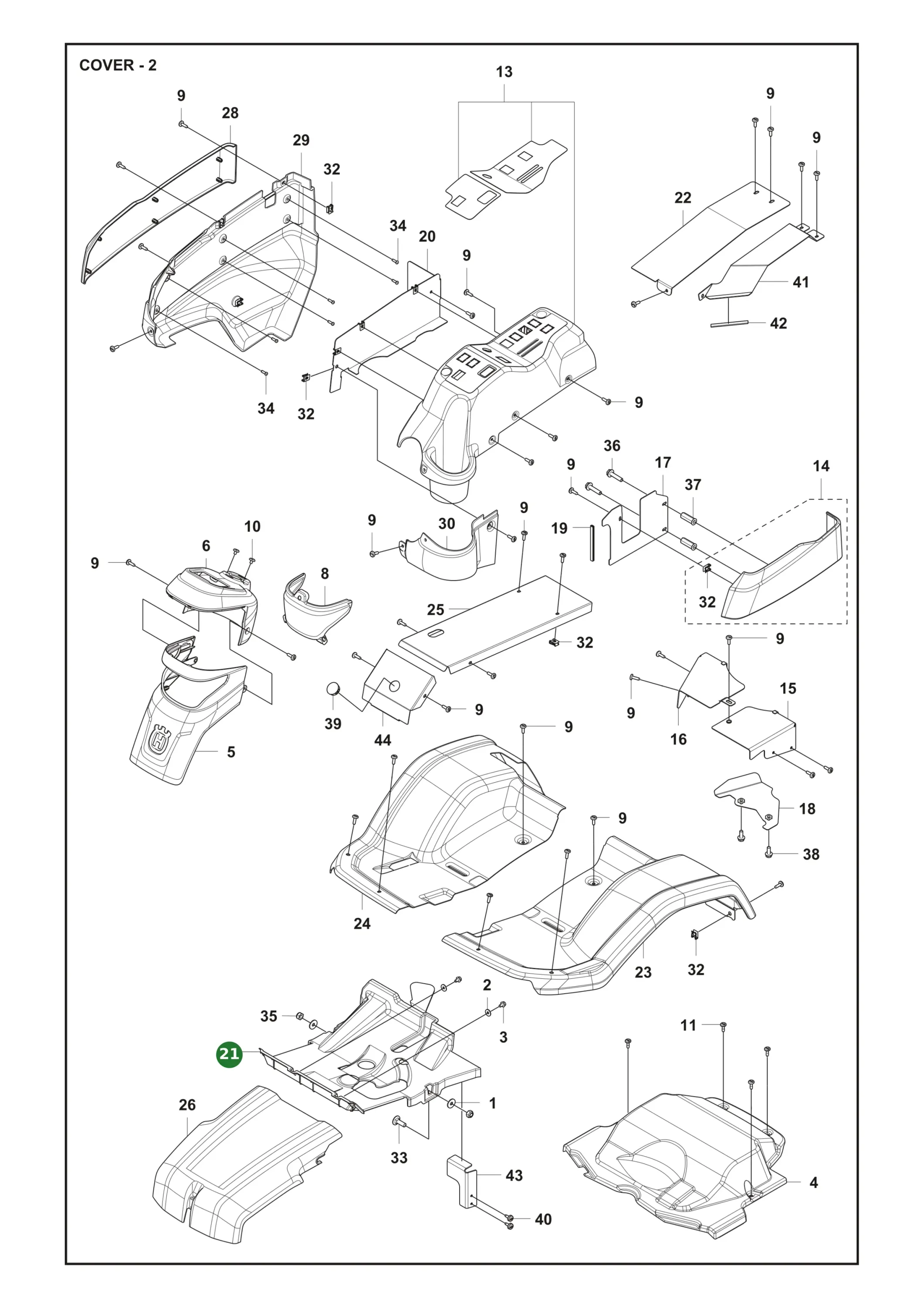 Position im Ersatzteilkatalog