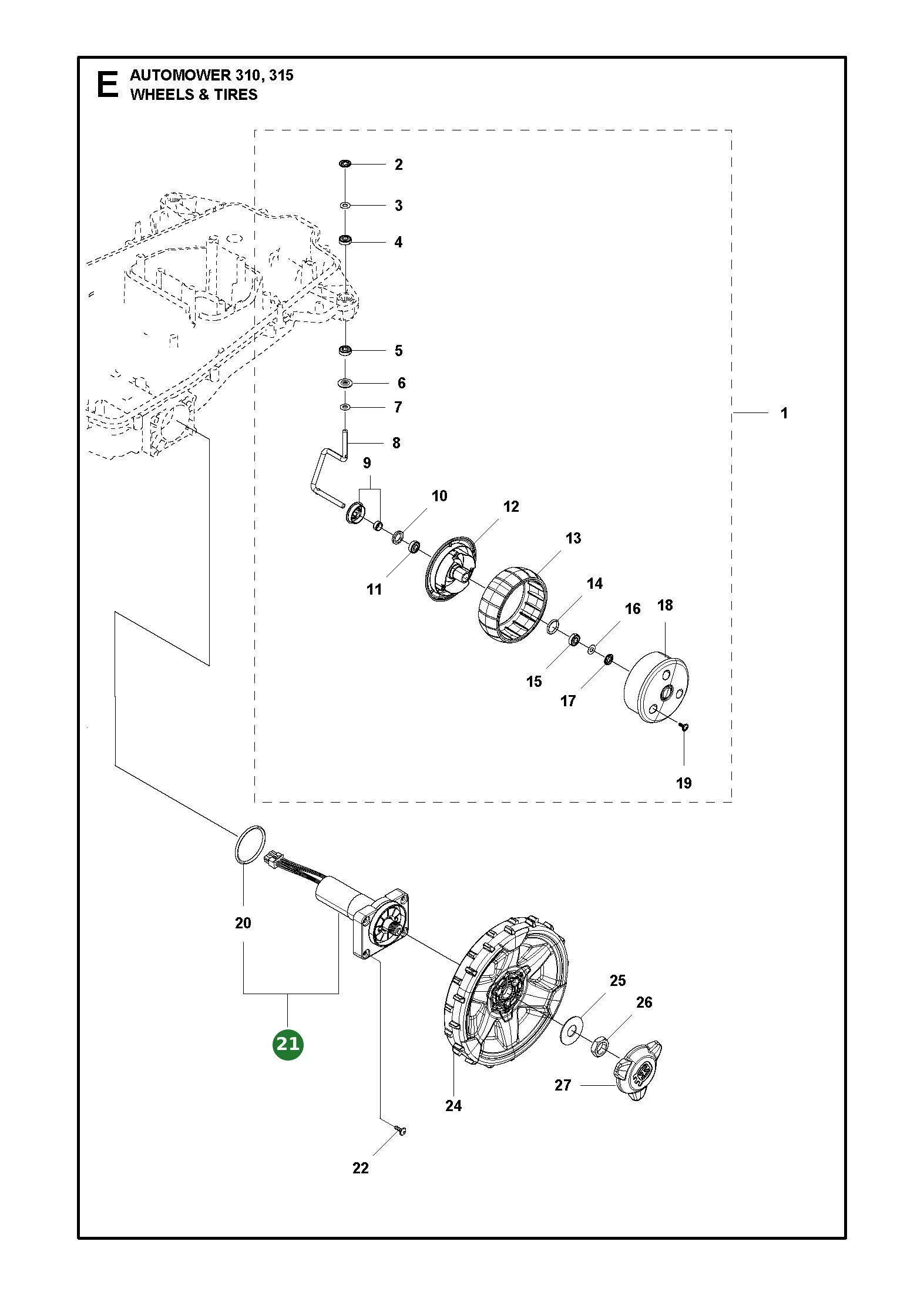 Position im Ersatzteilkatalog