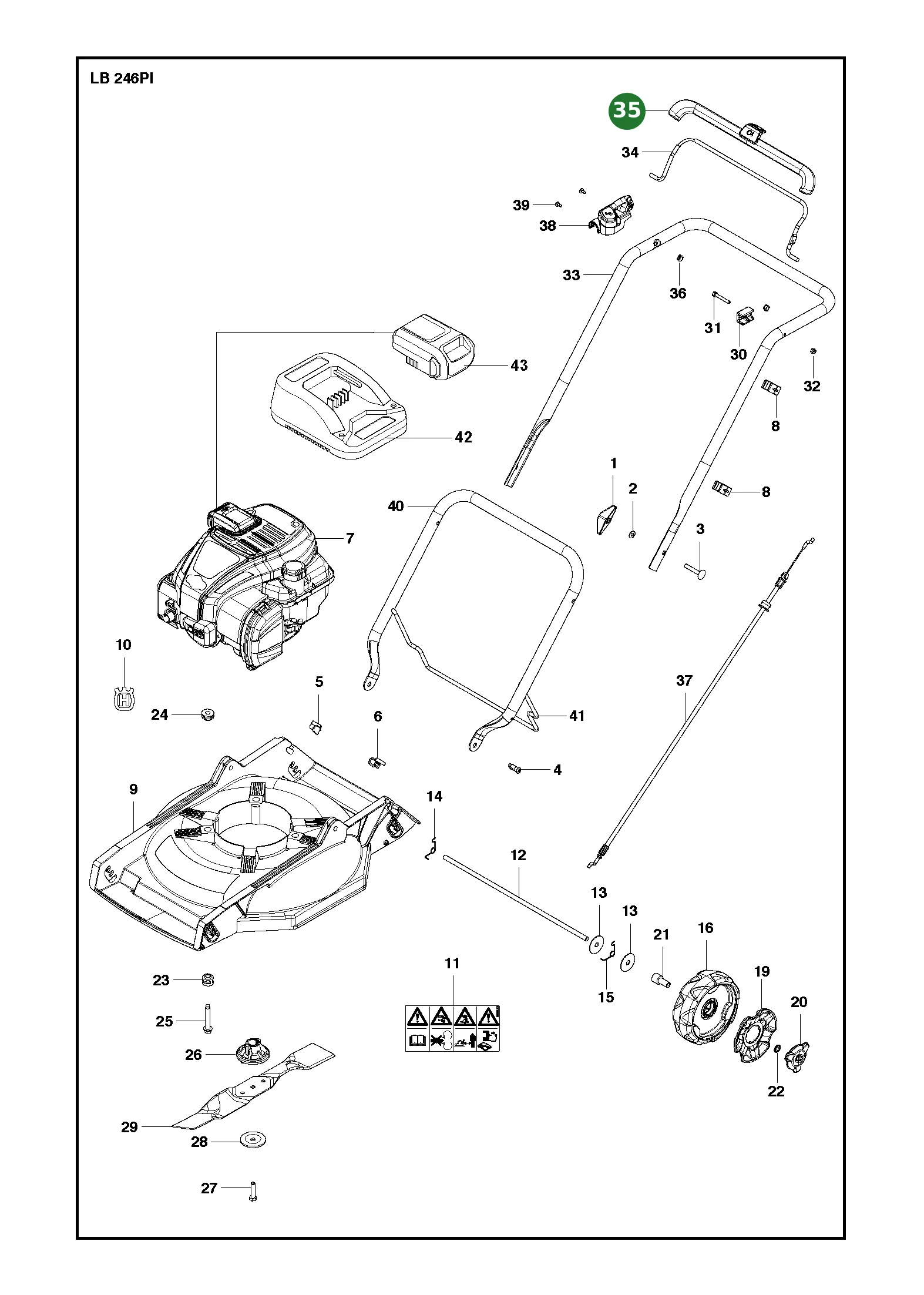 Position im Ersatzteilkatalog