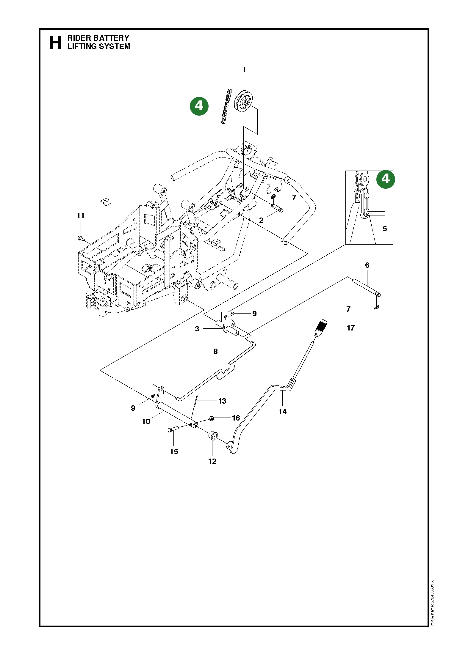 Position im Ersatzteilkatalog