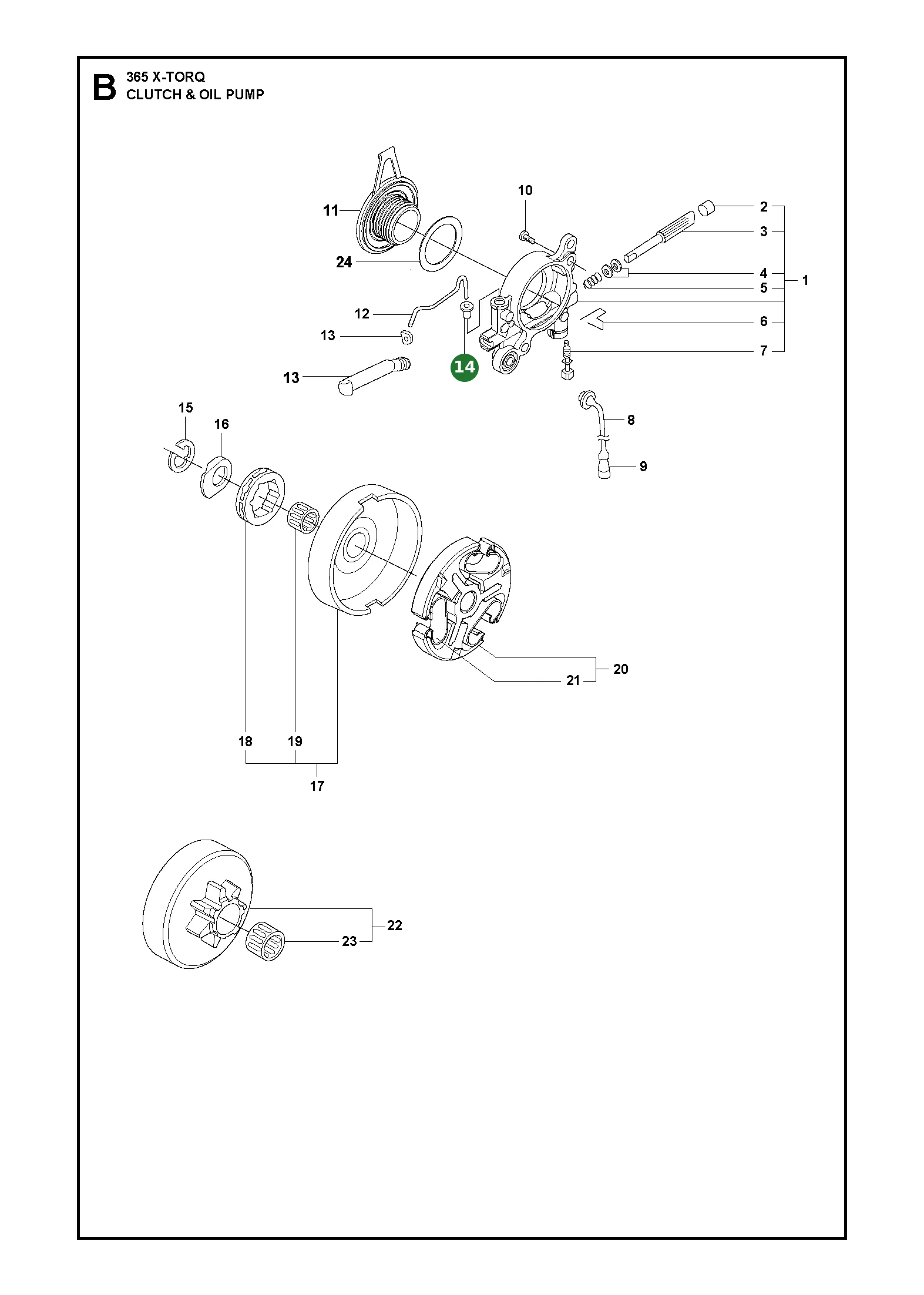 Dichtung f&uuml;r Husqvarna Motors&auml;gen
