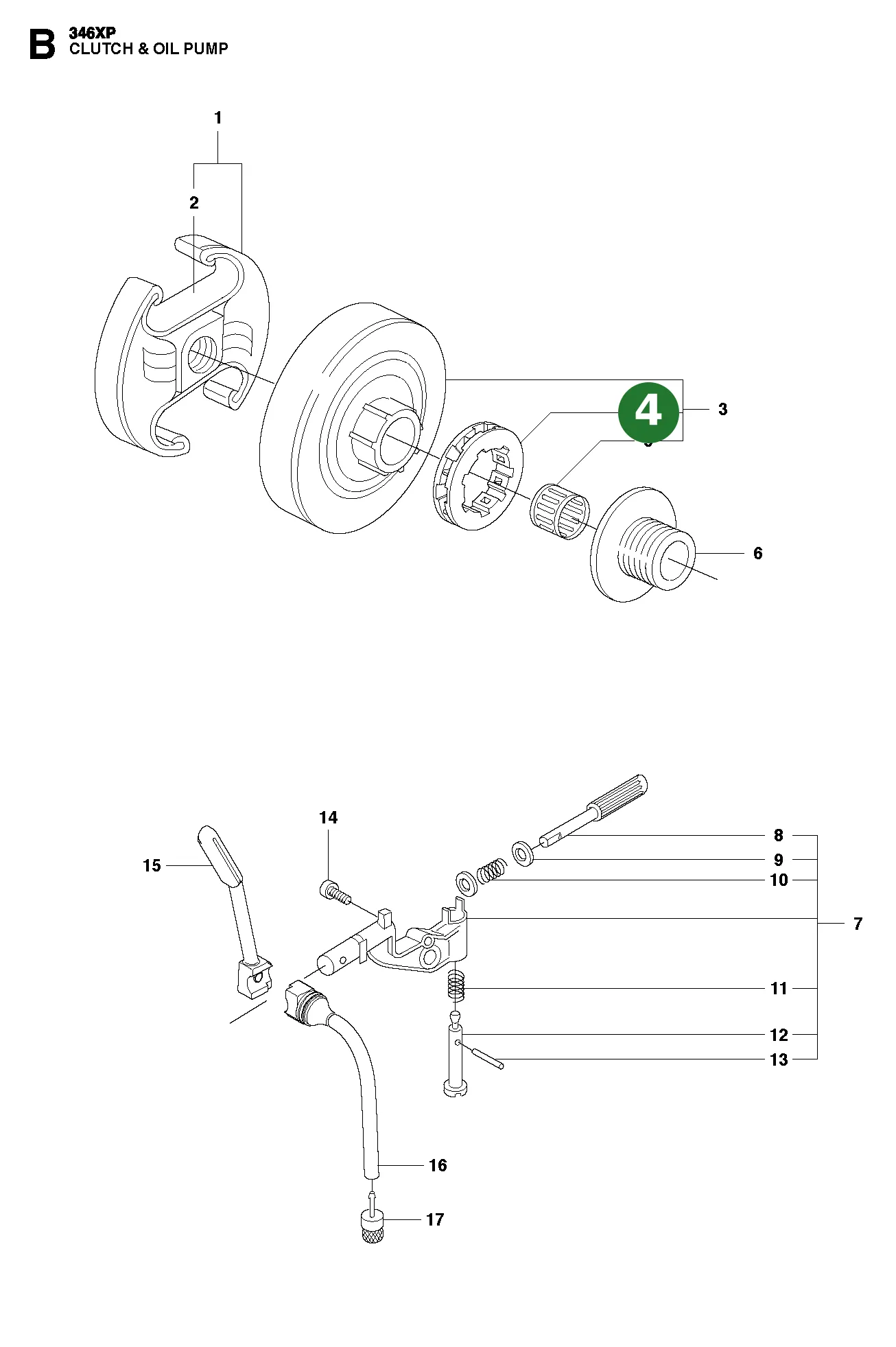 Ringritzel f&uuml;r Husqvarna Motors&auml;gen