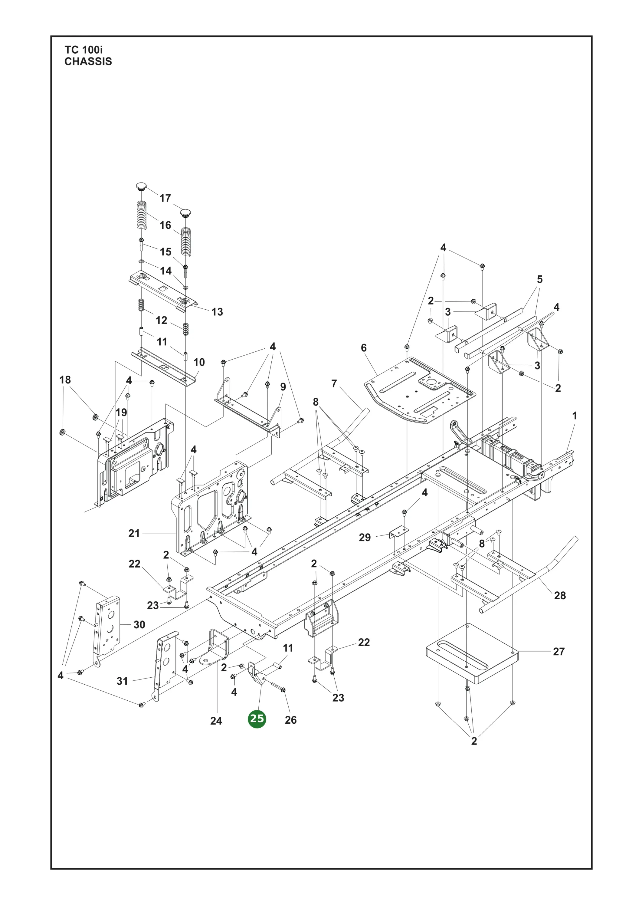 Position im Ersatzteilkatalog