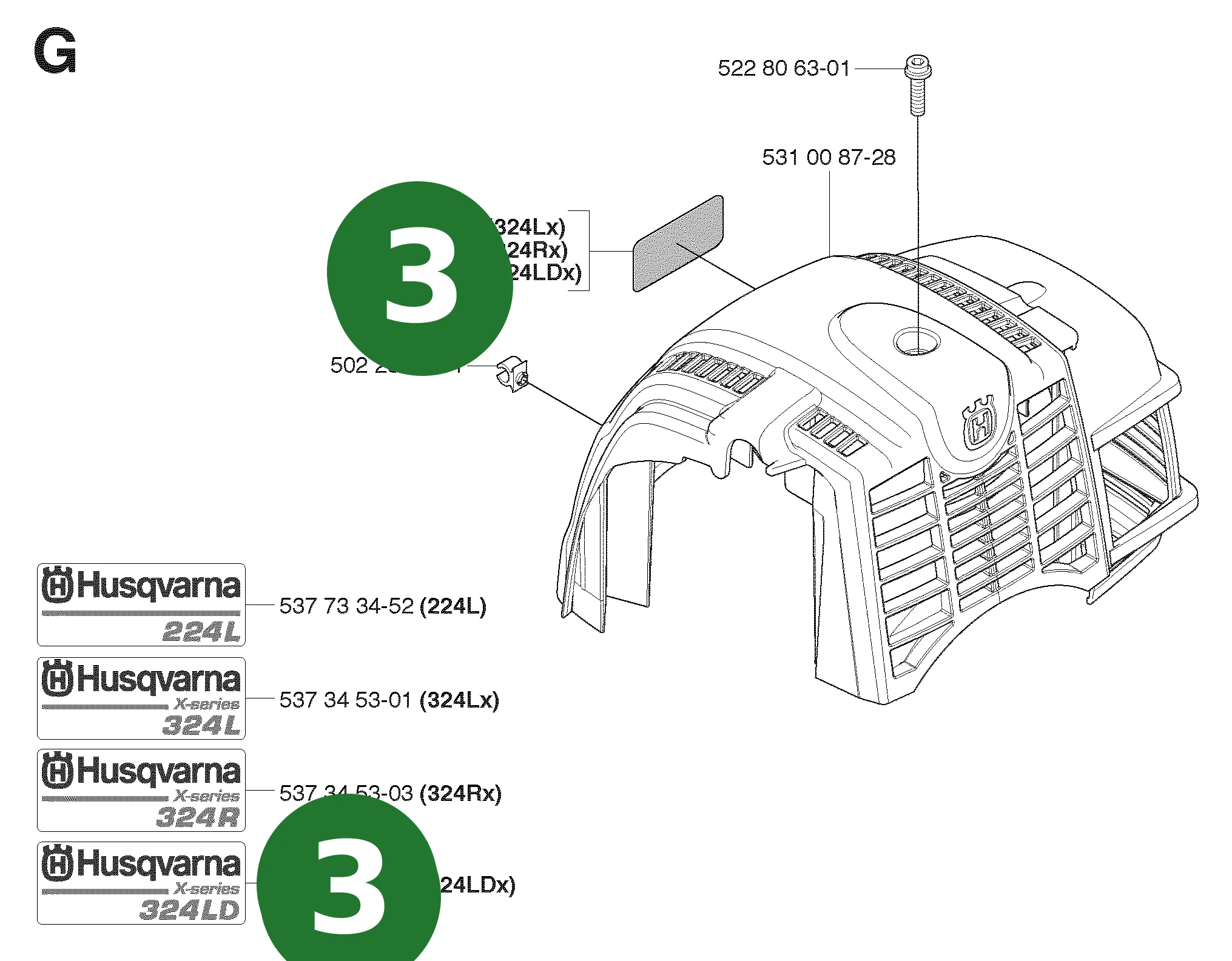 Position im Ersatzteilkatalog
