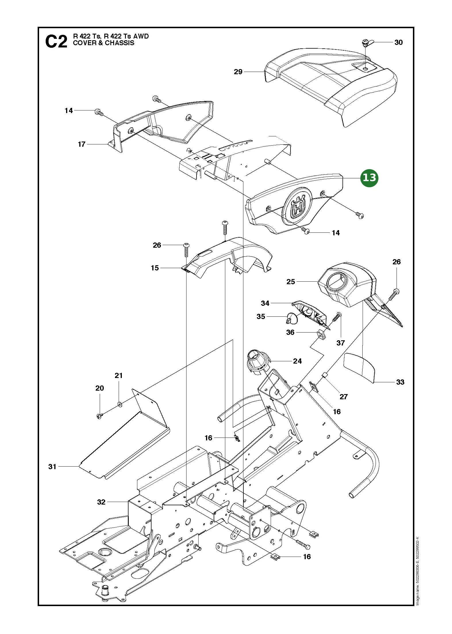 Position im Ersatzteilkatalog