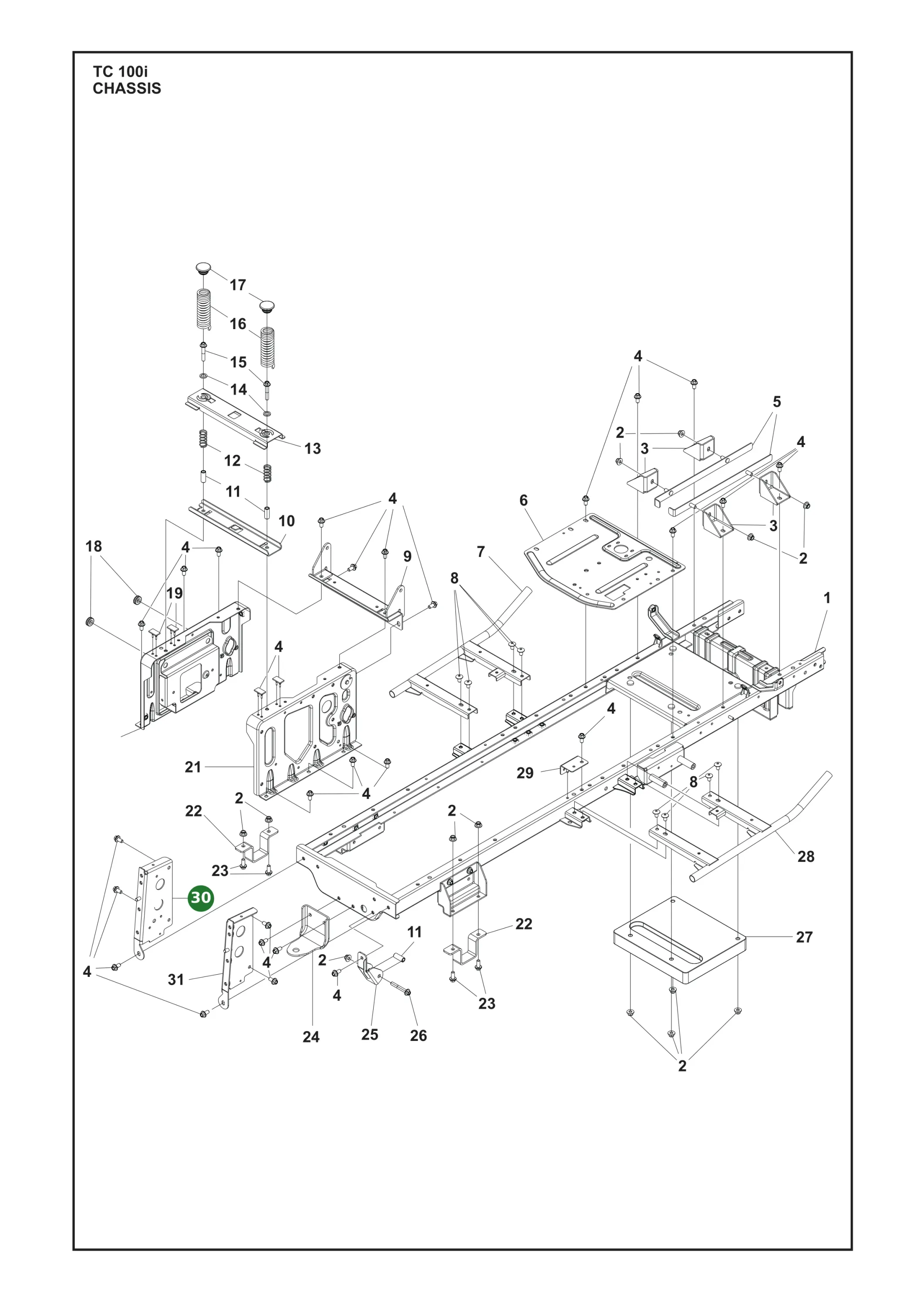 Position im Ersatzteilkatalog