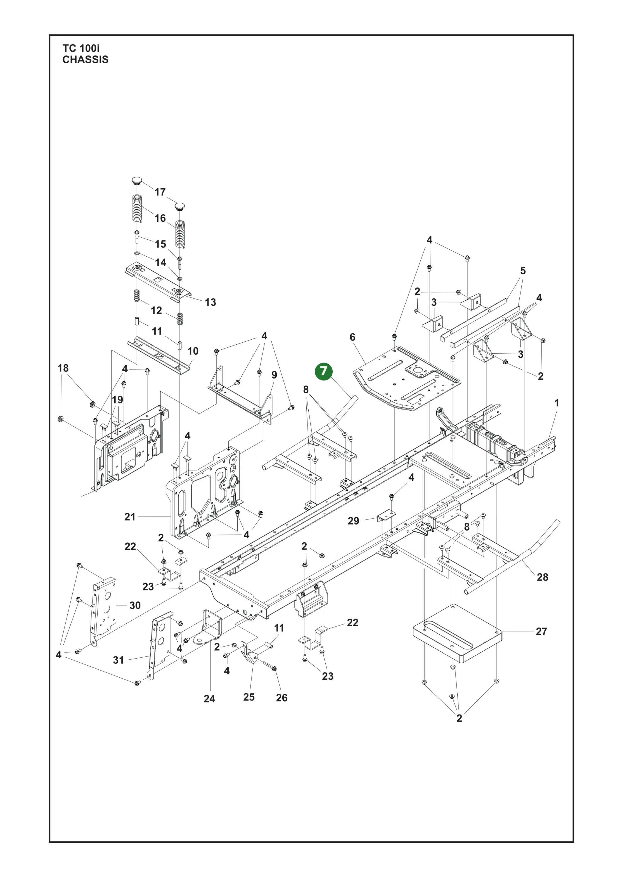 Position im Ersatzteilkatalog