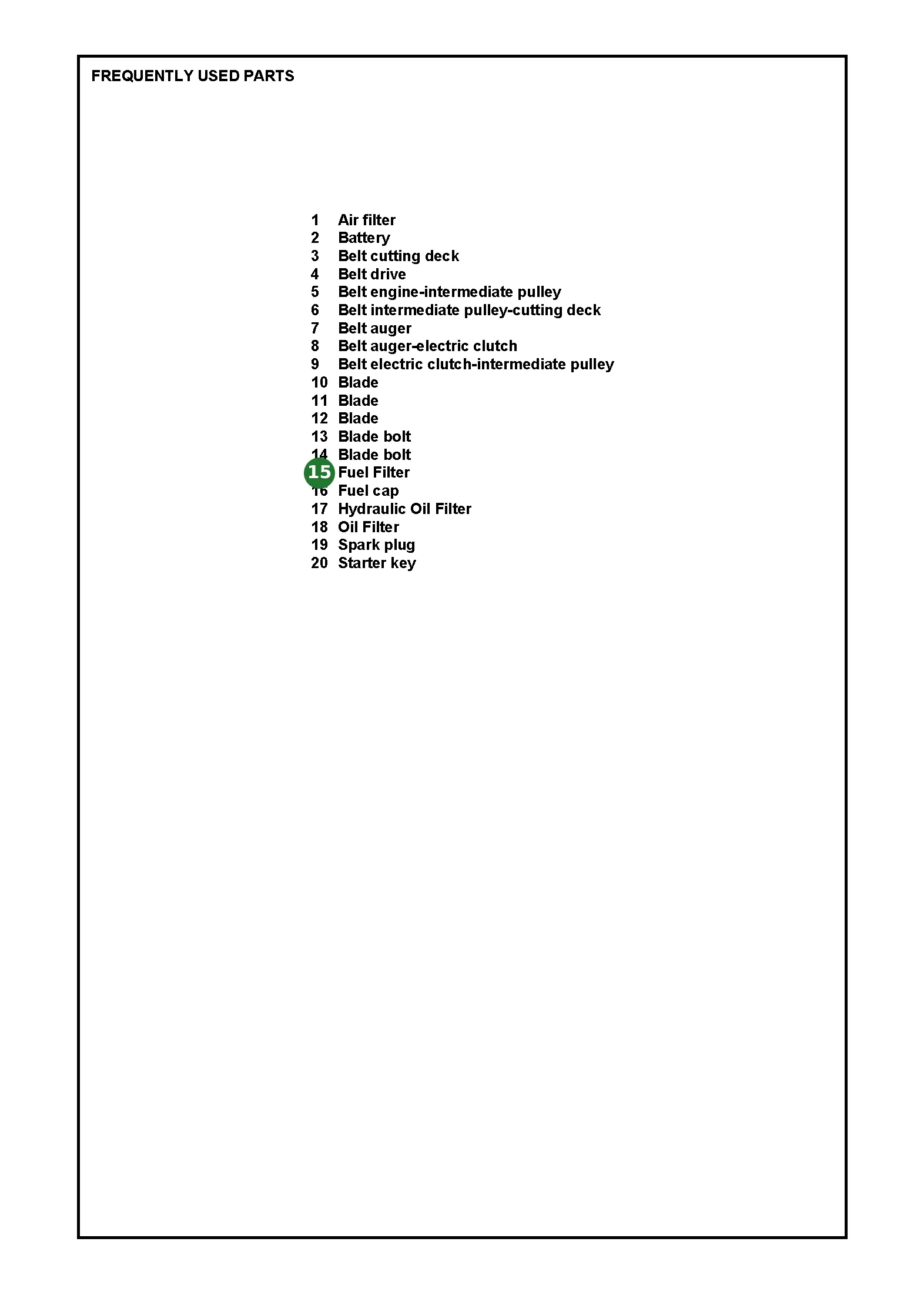 Position im Ersatzteilkatalog