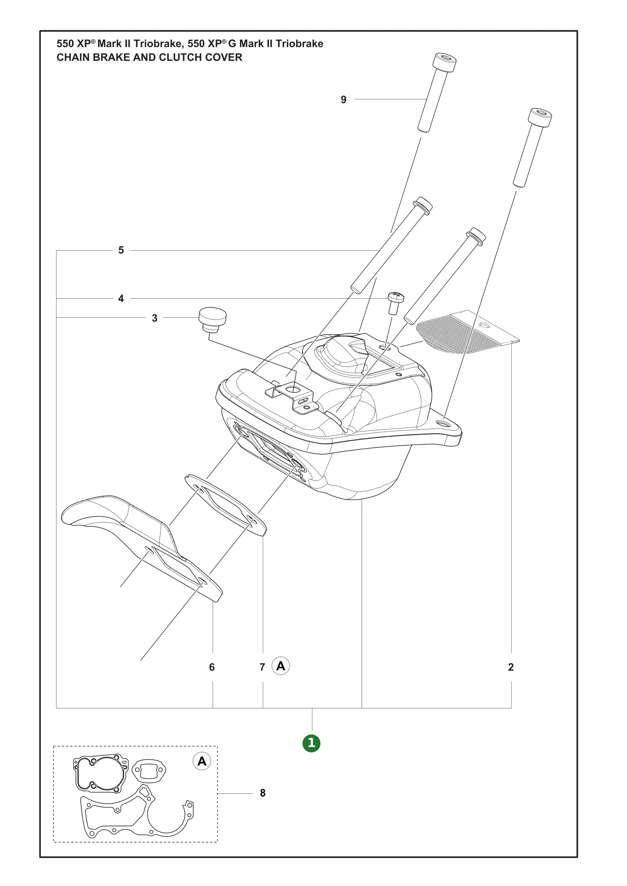 Schalld&auml;mpfersatz f&uuml;r Husqvarna Motors&auml;gen...